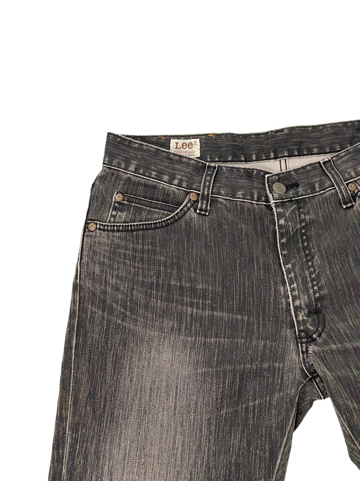 Japanese Brand Flare Jeans Lee Japan Stretch Denim Ripped Boot Cut 1🟦2 Size US 33 - 8 Thumbnail