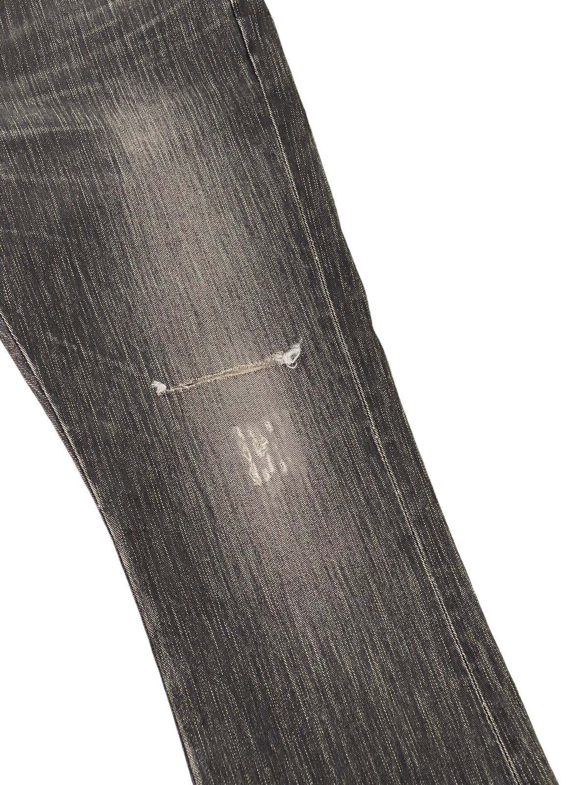 Japanese Brand Flare Jeans Lee Japan Stretch Denim Ripped Boot Cut 1🟦2 Size US 33 - 7 Thumbnail