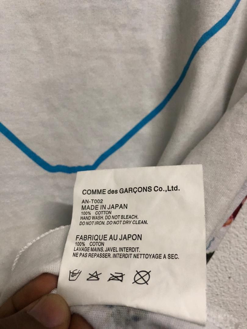 CDG by Comme des Garcons × Comme des Garcons × Comme des Garcons Homme Plus Rare🔥AD2014 CDG Play X Disney Frozen Overprinted Shirt Size US L / EU 52-54 / 3 - 7 Thumbnail
