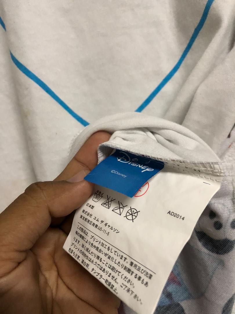 CDG by Comme des Garcons × Comme des Garcons × Comme des Garcons Homme Plus Rare🔥AD2014 CDG Play X Disney Frozen Overprinted Shirt Size US L / EU 52-54 / 3 - 6 Thumbnail