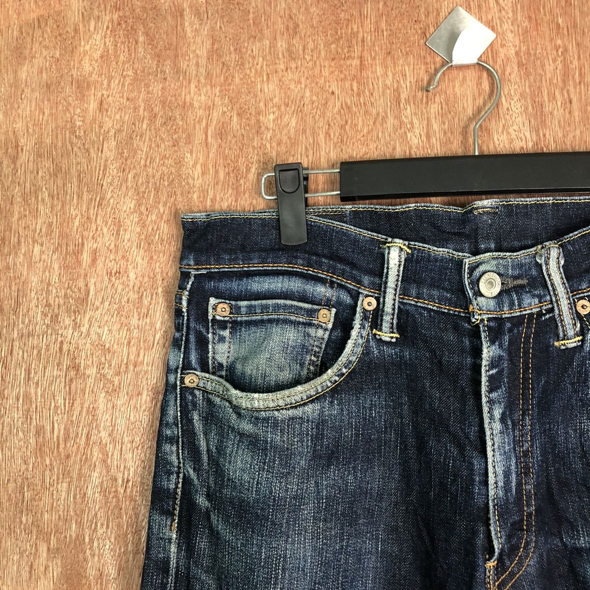 Levi's 511b Levis Dark Blue Denim streetwear pants #6356 Size US 31 - 4 Thumbnail
