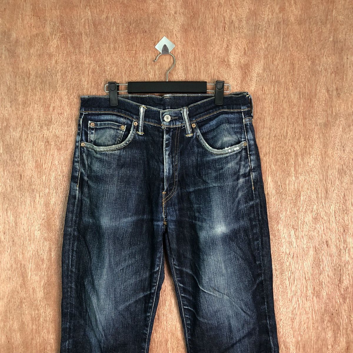 Levi's 511b Levis Dark Blue Denim streetwear pants #6356 Size US 31 - 2 Thumbnail