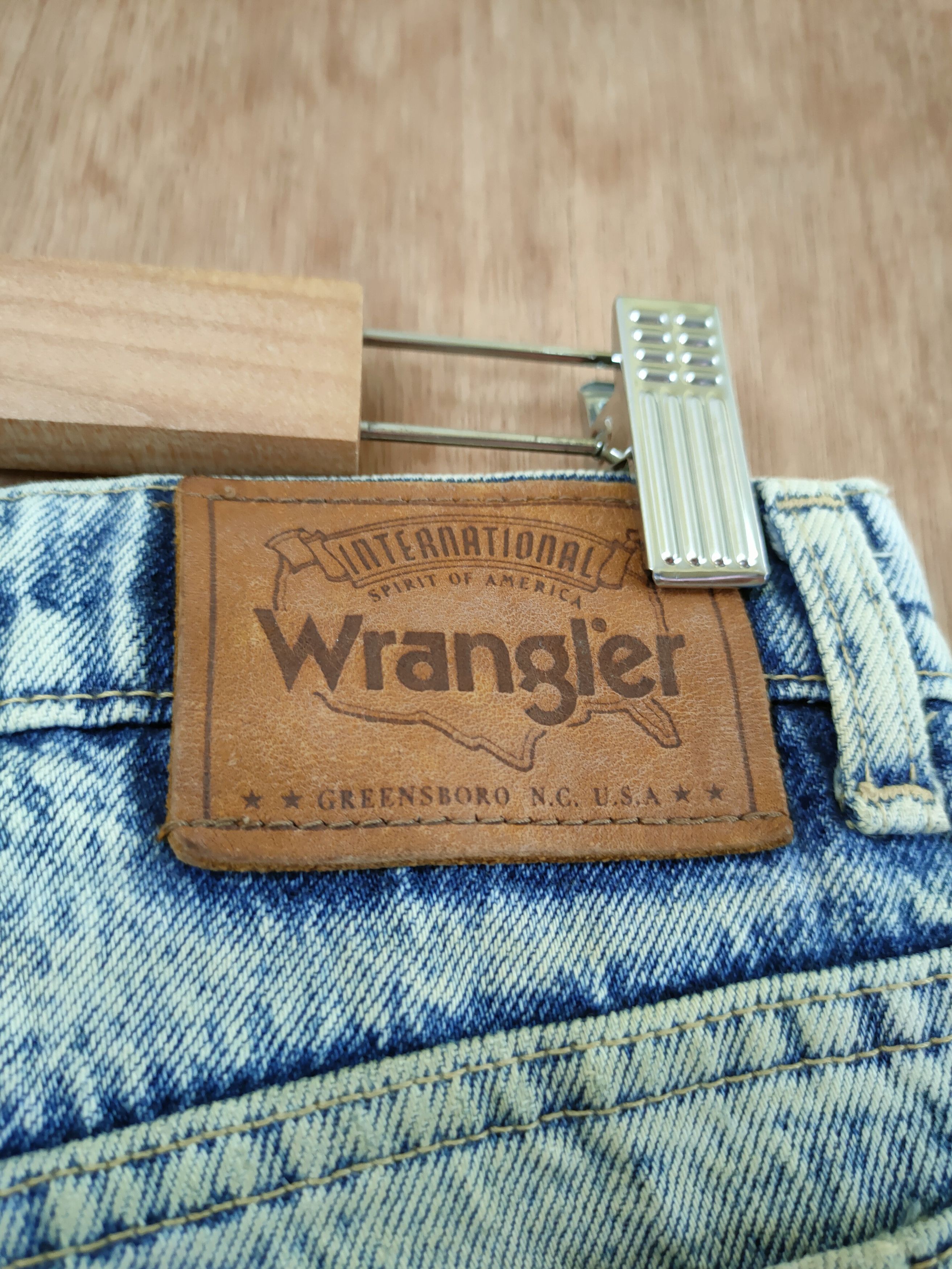 Vintage DL Wrangler vintage acid wash denim pants #46-628 Size US 30 / EU 46 - 10 Thumbnail