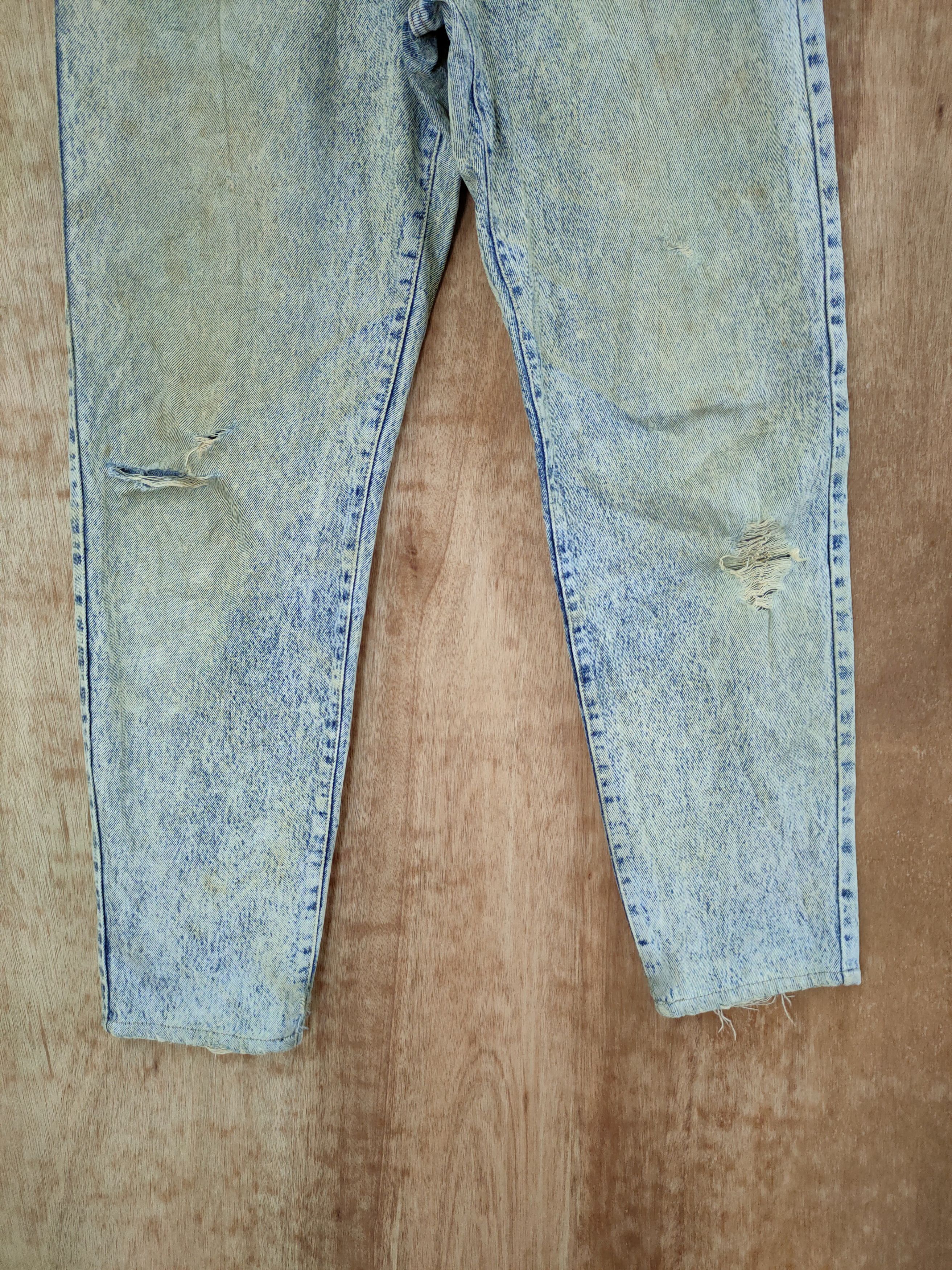 Vintage DL Wrangler vintage acid wash denim pants #46-628 Size US 30 / EU 46 - 2 Thumbnail