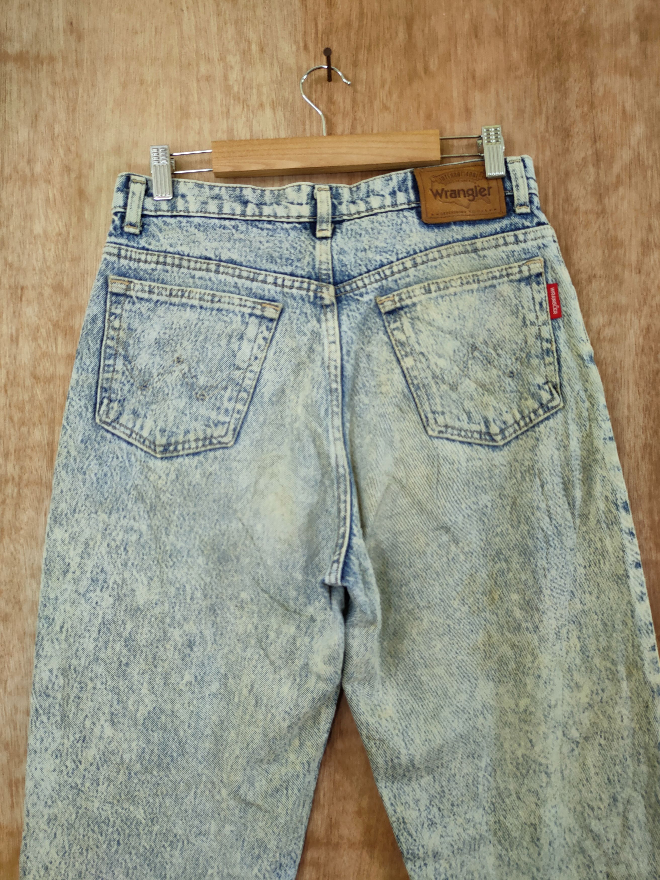 Vintage DL Wrangler vintage acid wash denim pants #46-628 Size US 30 / EU 46 - 9 Thumbnail