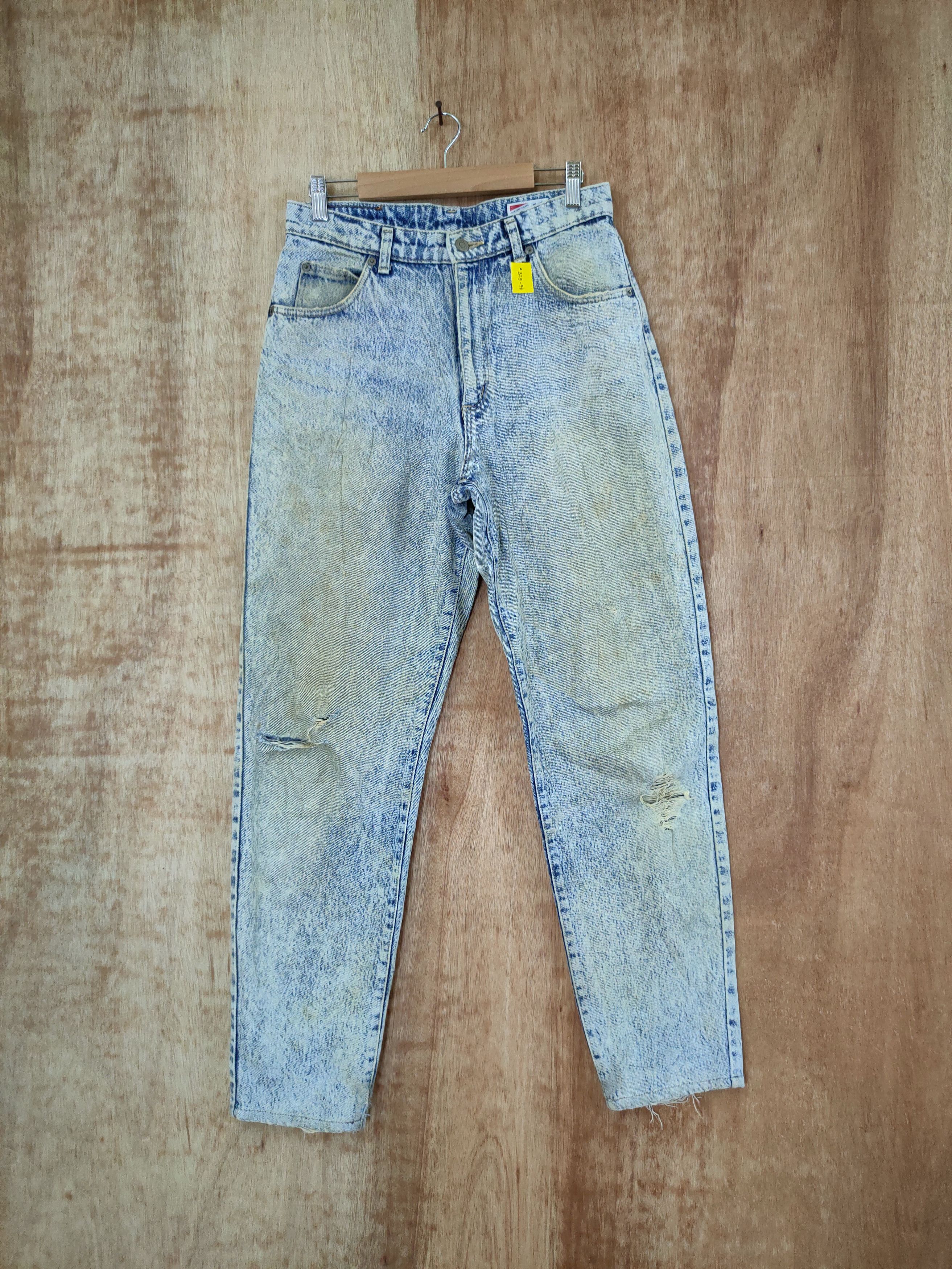 Vintage DL Wrangler vintage acid wash denim pants #46-628 Size US 30 / EU 46 - 1 Thumbnail