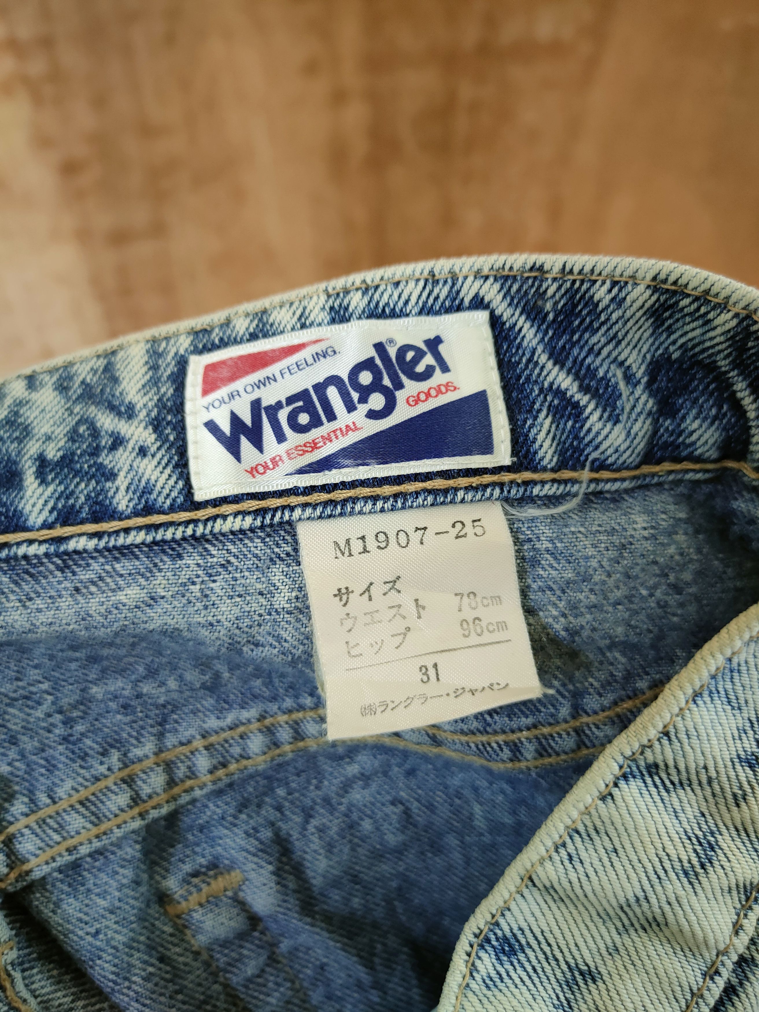 Vintage DL Wrangler vintage acid wash denim pants #46-628 Size US 30 / EU 46 - 12 Thumbnail