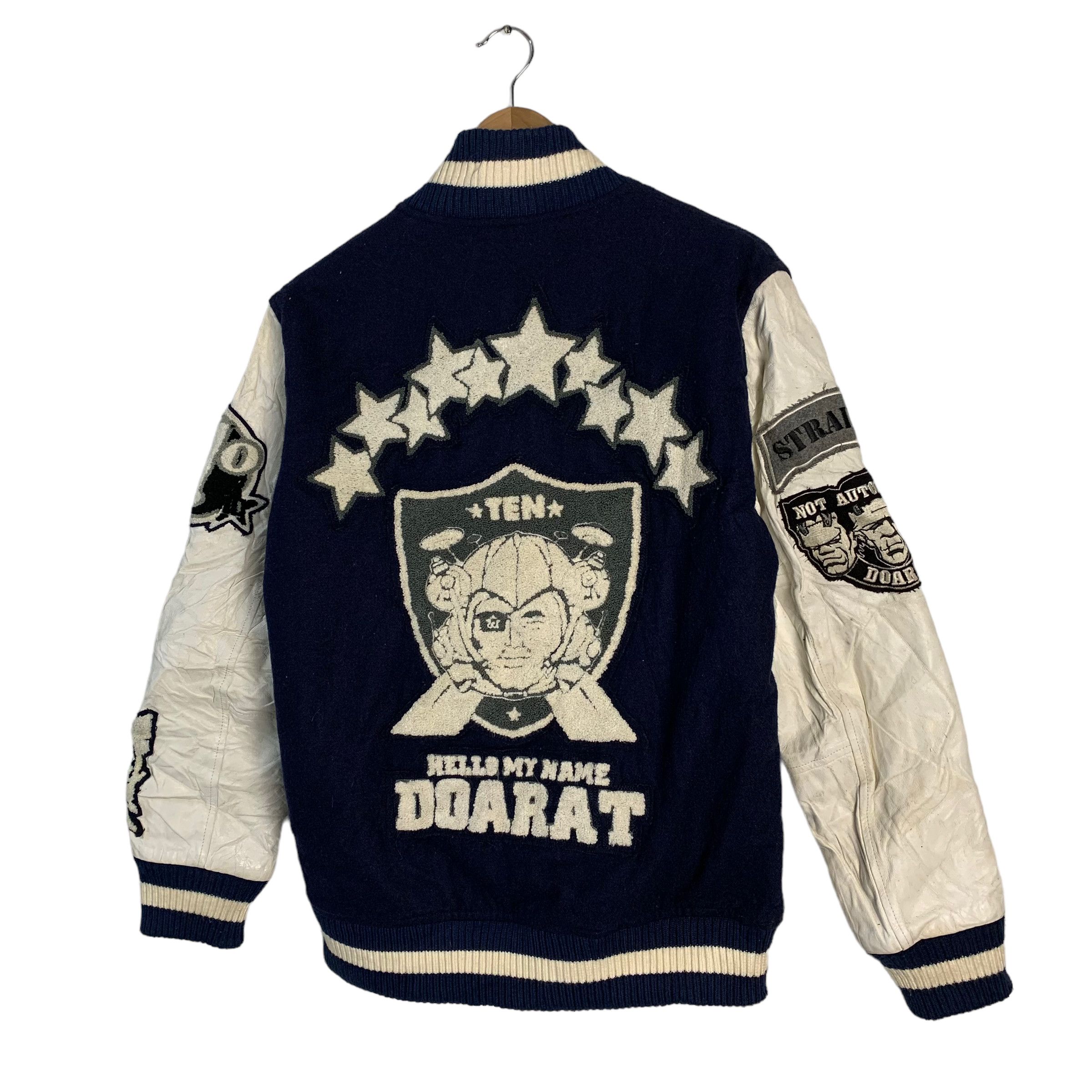 Doarat Wool Leather Varsity Jacket
