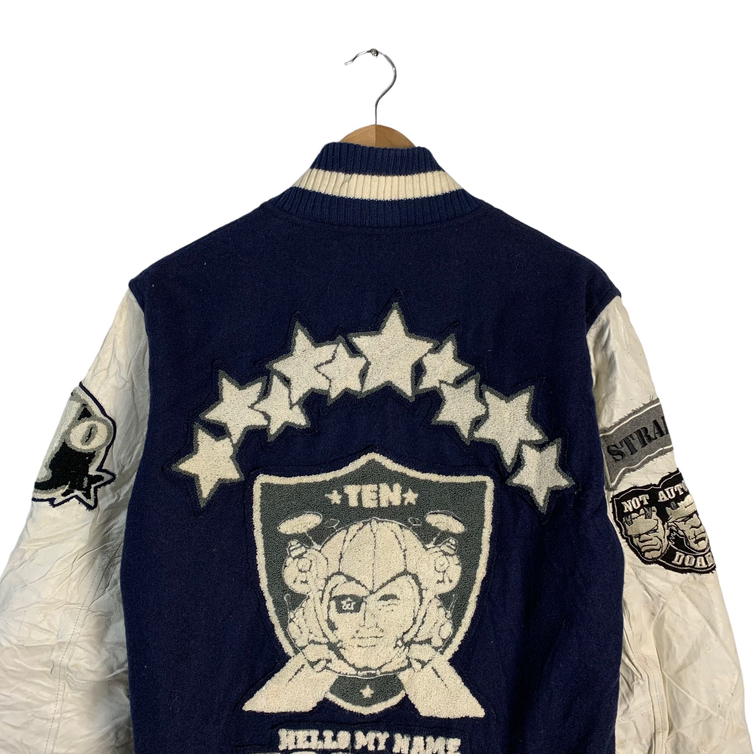 Doarat Wool Leather Varsity Jacket