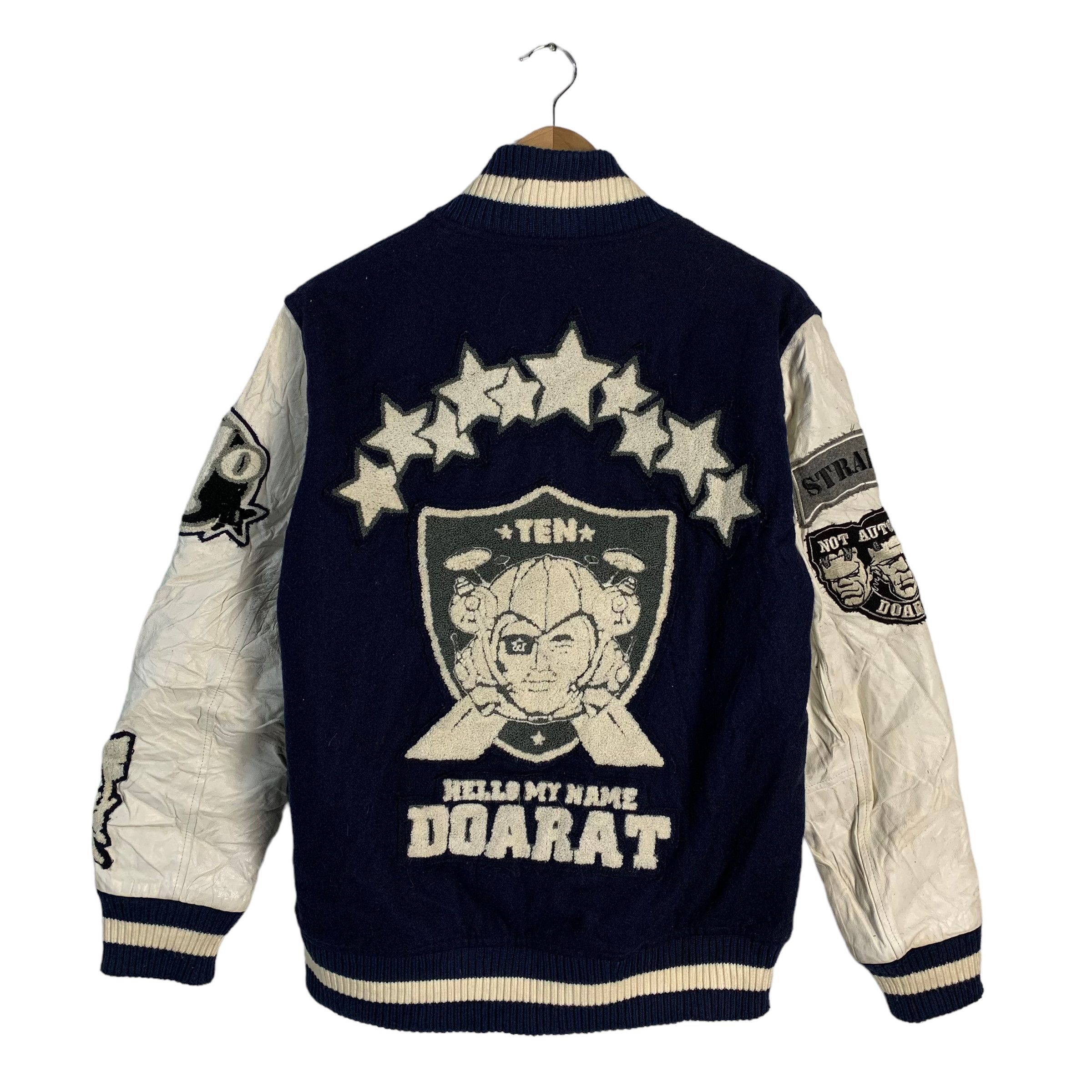 Doarat Wool Leather Varsity Jacket