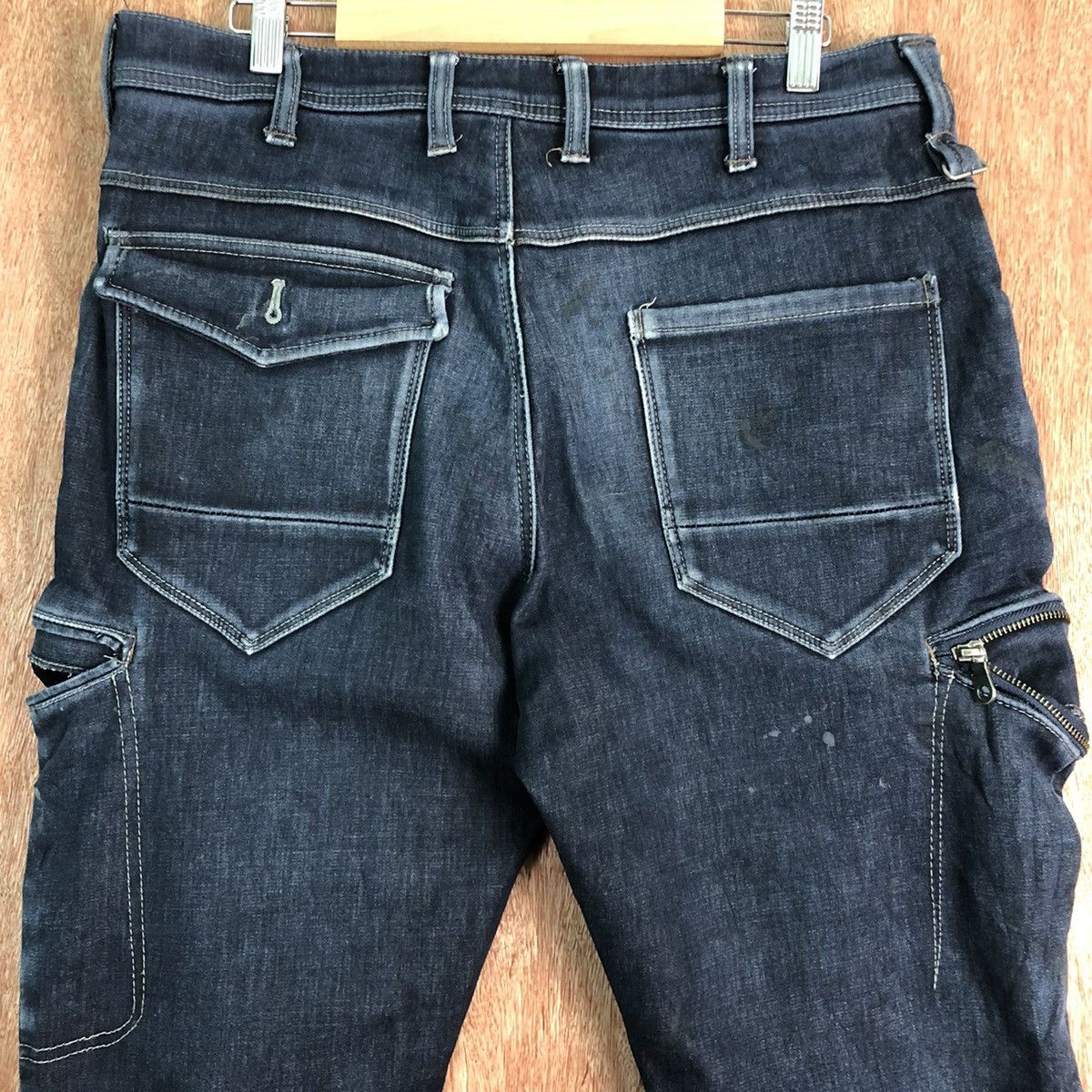 Japanese Brand DLL Field Core Dark Blue Denim Jeans Pants #c242 Size US 31 - 12 Thumbnail