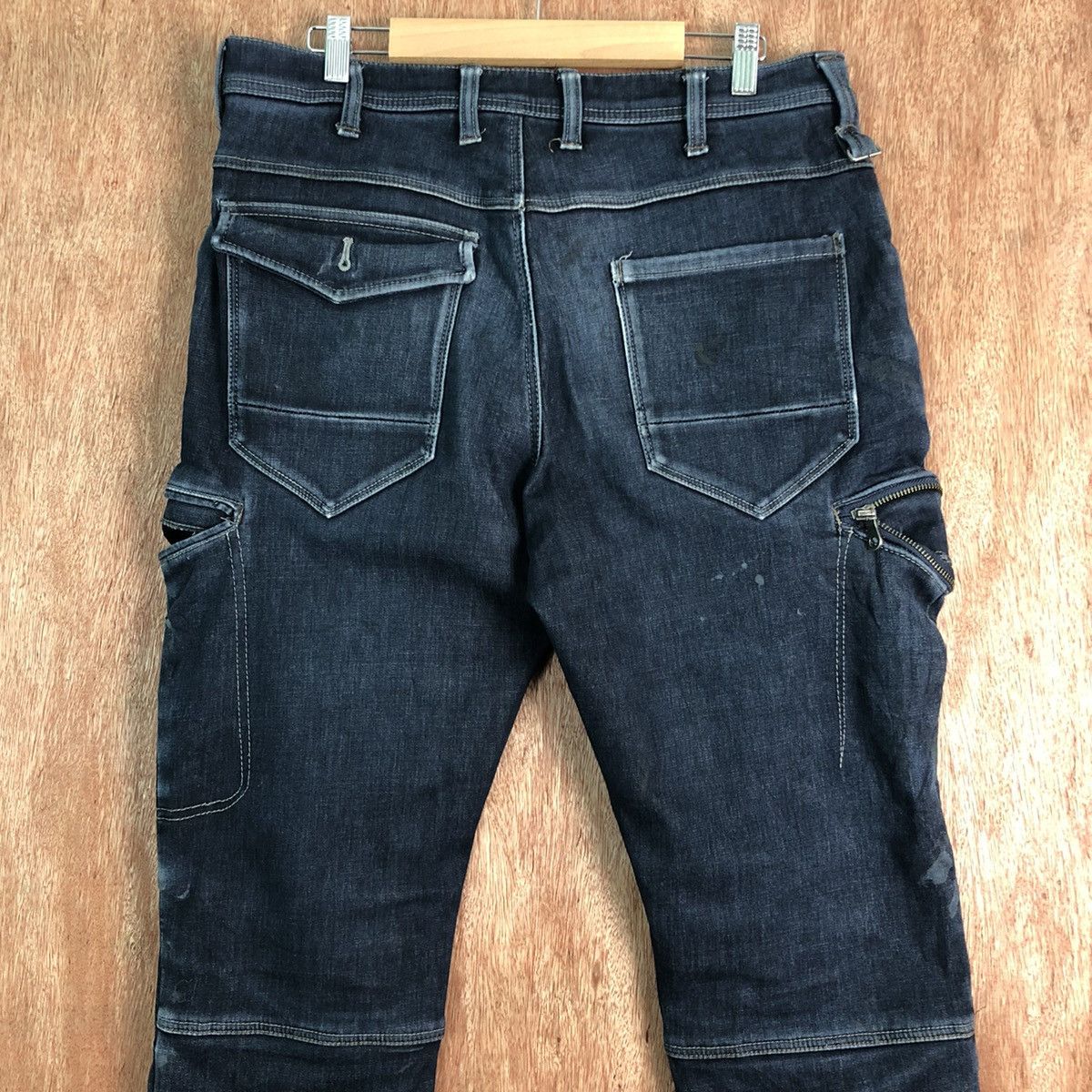 Japanese Brand DLL Field Core Dark Blue Denim Jeans Pants #c242 Size US 31 - 10 Thumbnail