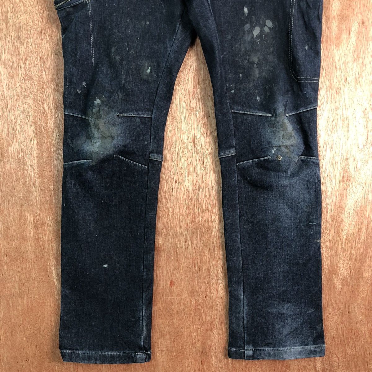 Japanese Brand DLL Field Core Dark Blue Denim Jeans Pants #c242 Size US 31 - 3 Thumbnail