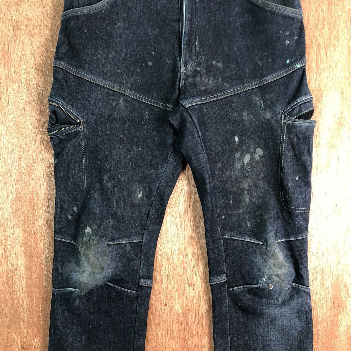 Japanese Brand DLL Field Core Dark Blue Denim Jeans Pants #c242 Size US 31 - 4 Thumbnail