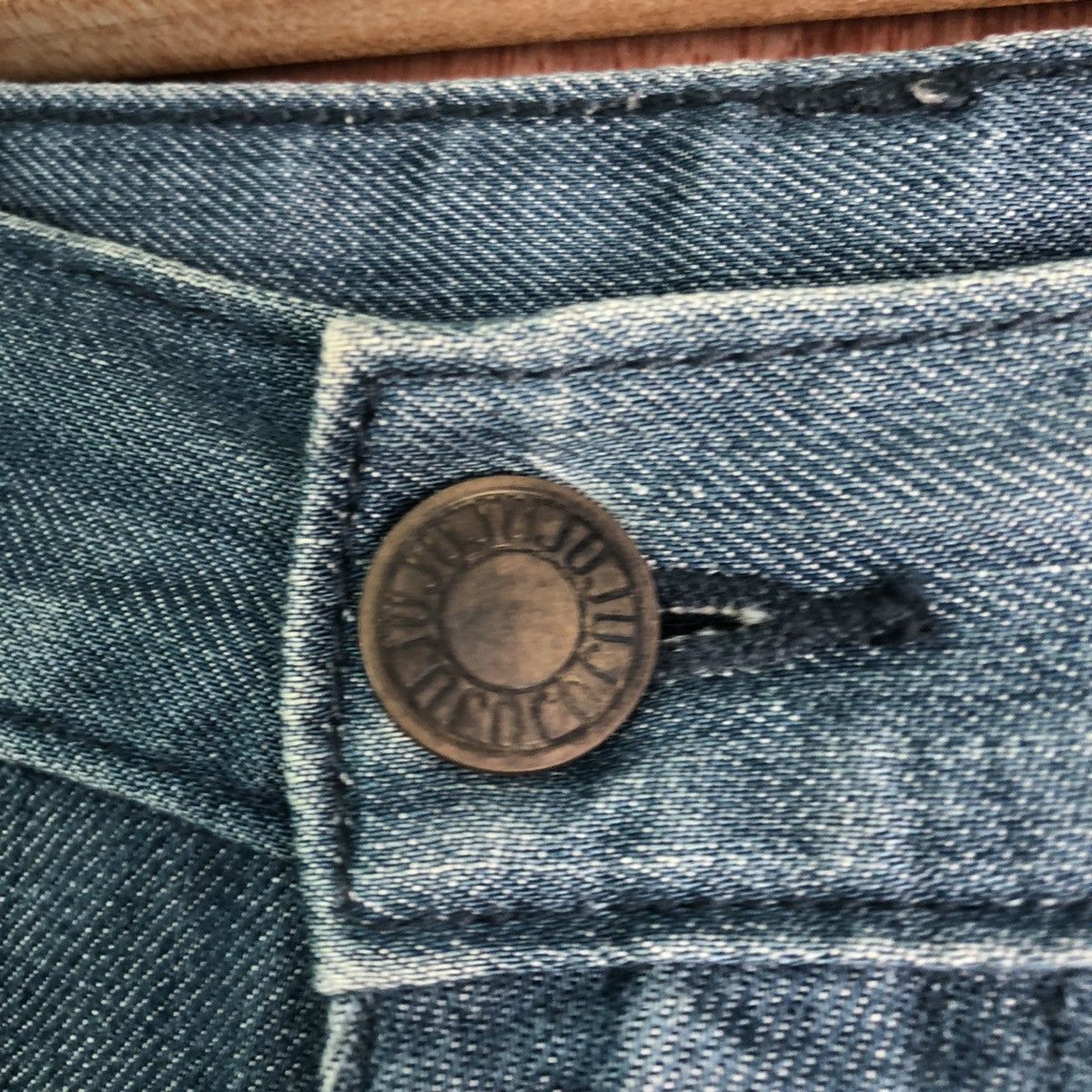 Vintage DLL Japan UJ blue distressed Denim Pants #c159 Size US 32 / EU 48 - 7 Thumbnail