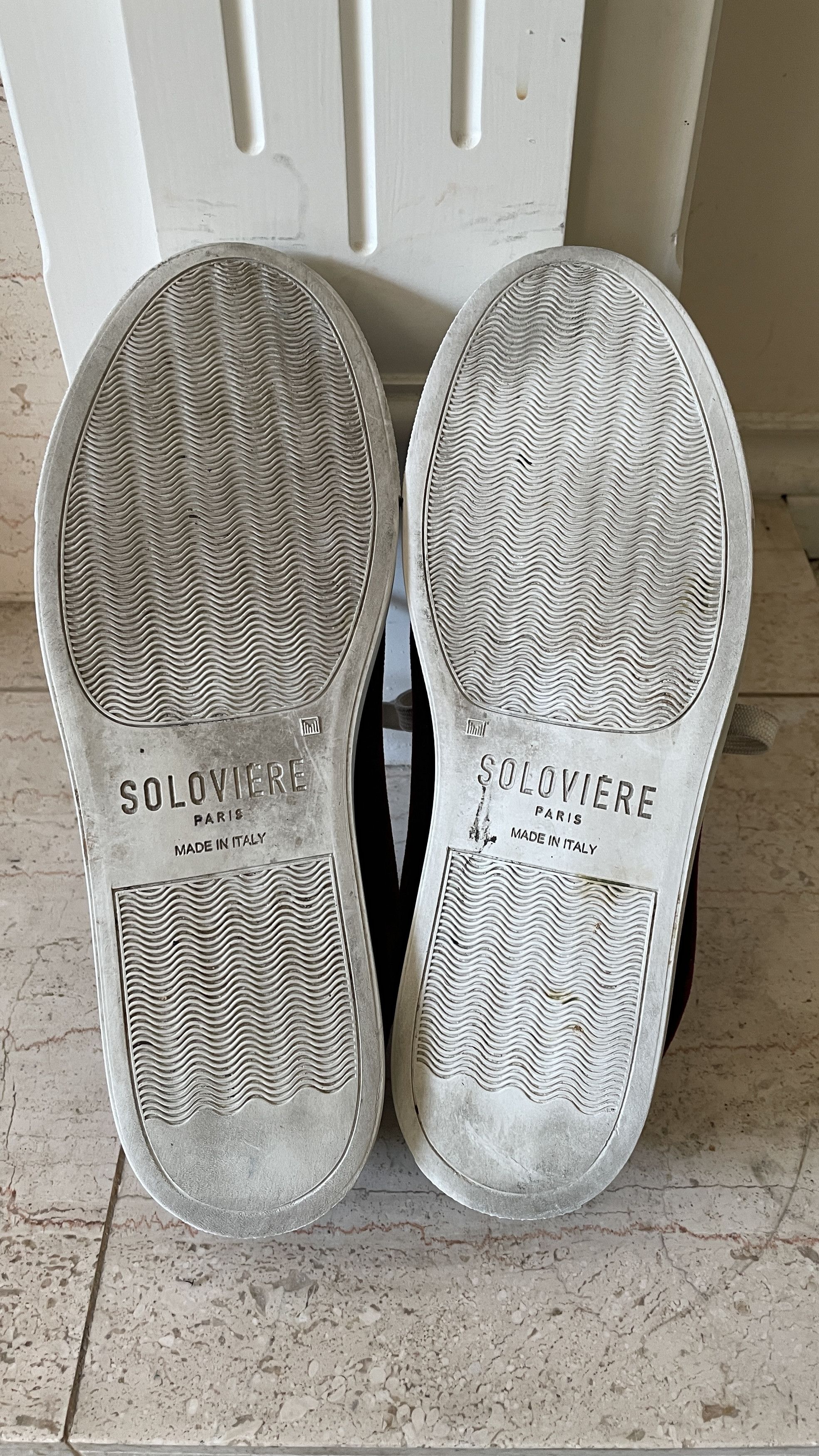 Solovair Soloviere Herve en Ville Red Velvet Shoes 41 Size US 8 / IT 38 - 18 Thumbnail