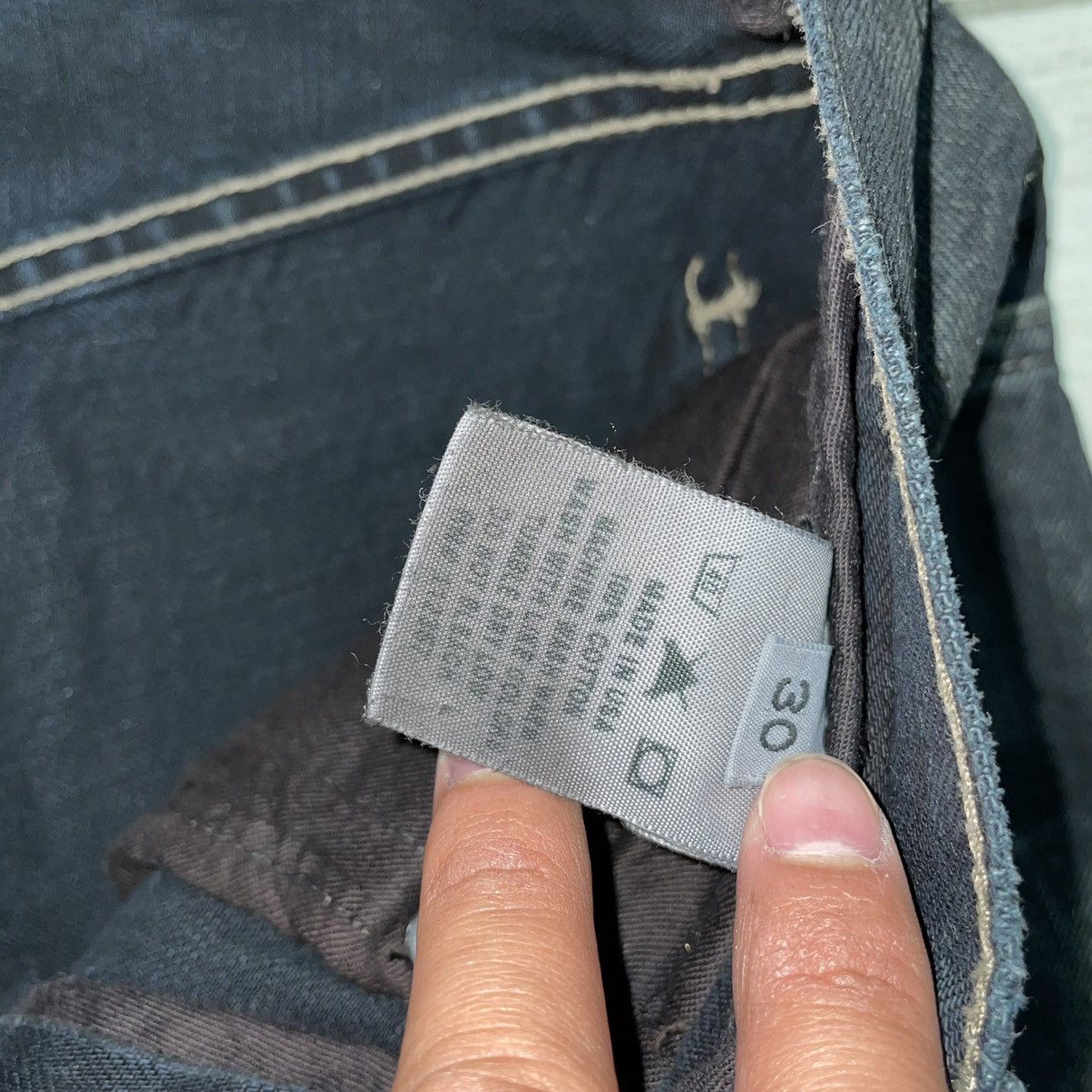 Rick Owens Rick Owens SLAB Waxed Denim Size US 30 / EU 46 - 4 Thumbnail