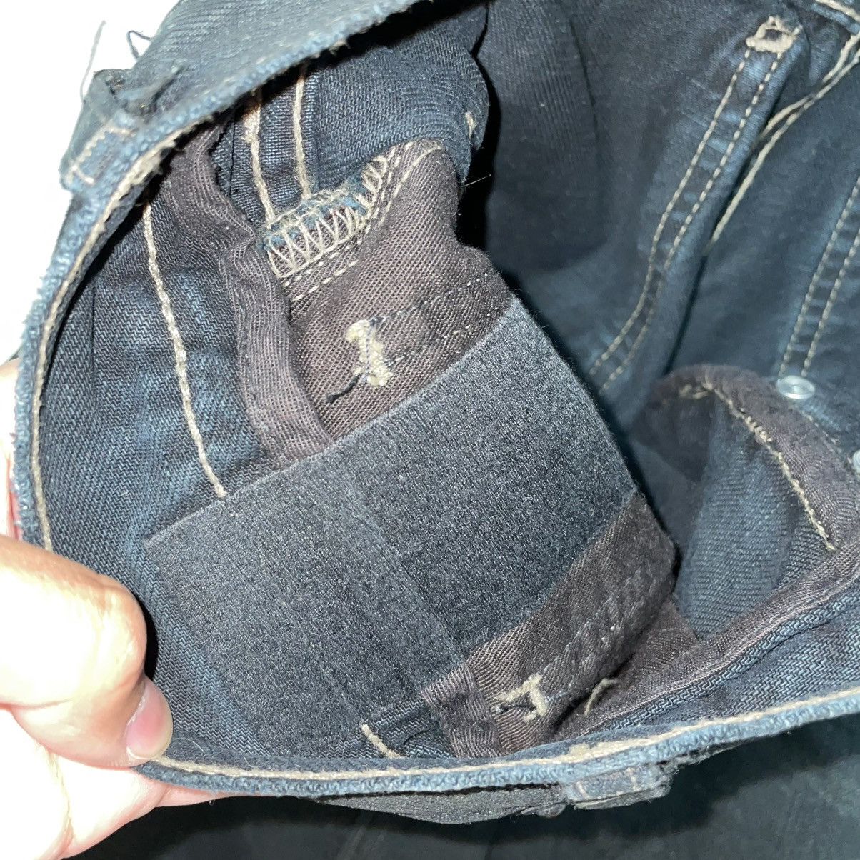 Rick Owens Rick Owens SLAB Waxed Denim Size US 30 / EU 46 - 3 Thumbnail