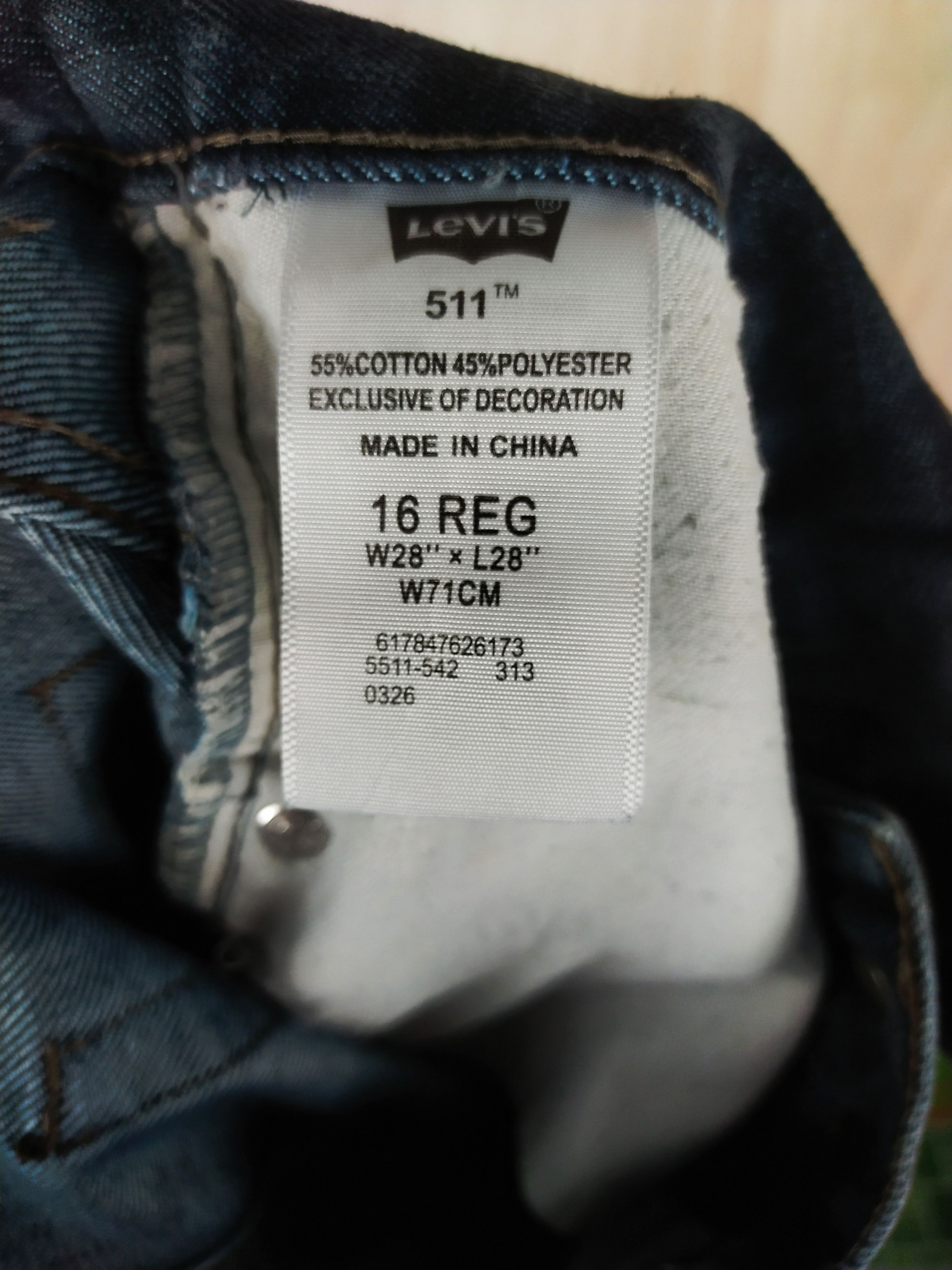 Levi's DL Levi's slim blue denim jeans #2779 Size US 28 / EU 44 - 15 Thumbnail