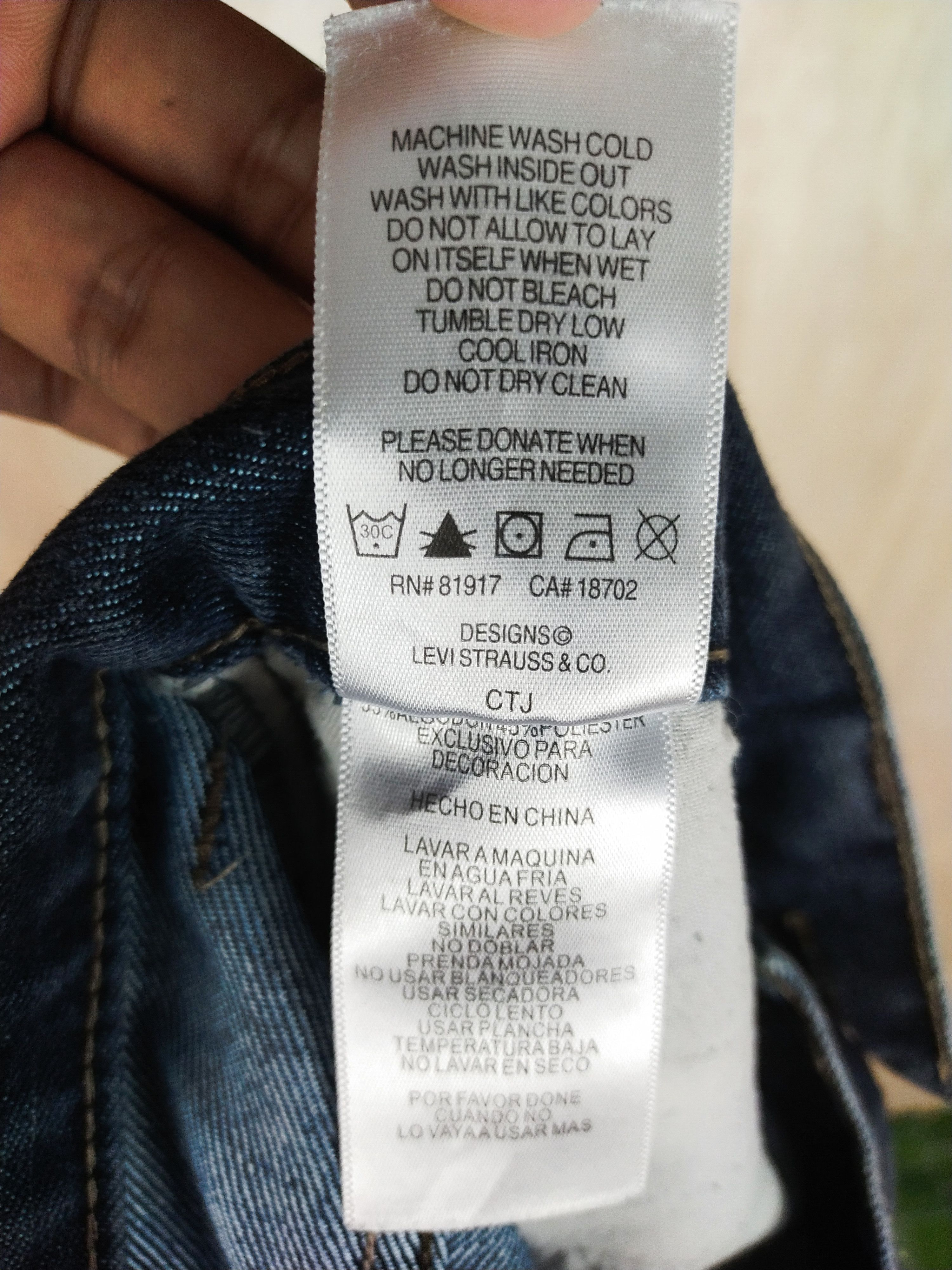 Levi's DL Levi's slim blue denim jeans #2779 Size US 28 / EU 44 - 16 Thumbnail