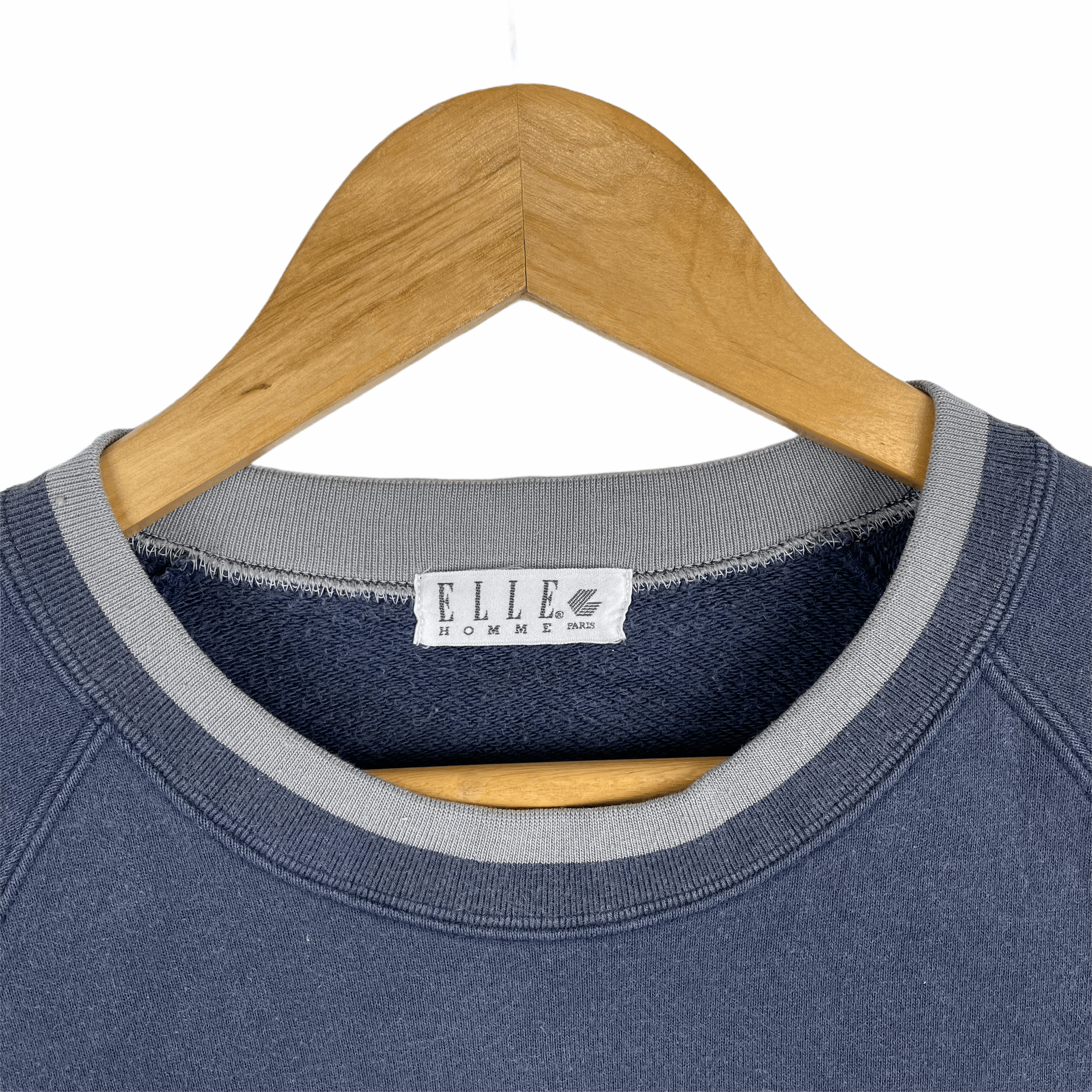 Other ELLE PARIS HOMME Embroidered Blue Sweatshirt Size US M / EU 48-50 / 2 - 3 Thumbnail
