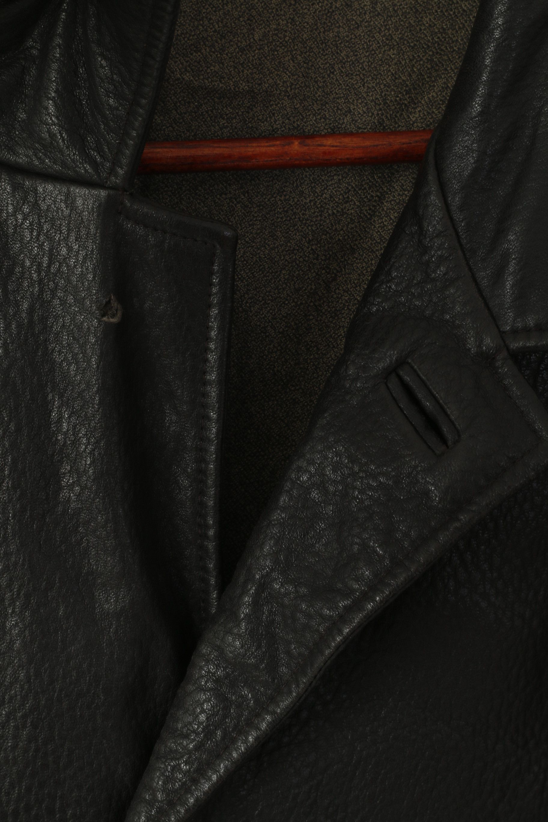 Vintage Atwardson Finest Men 50 XXL Jacket Dark Brown Leather 4913 Size US XXL / EU 58 / 5 - 5 Thumbnail