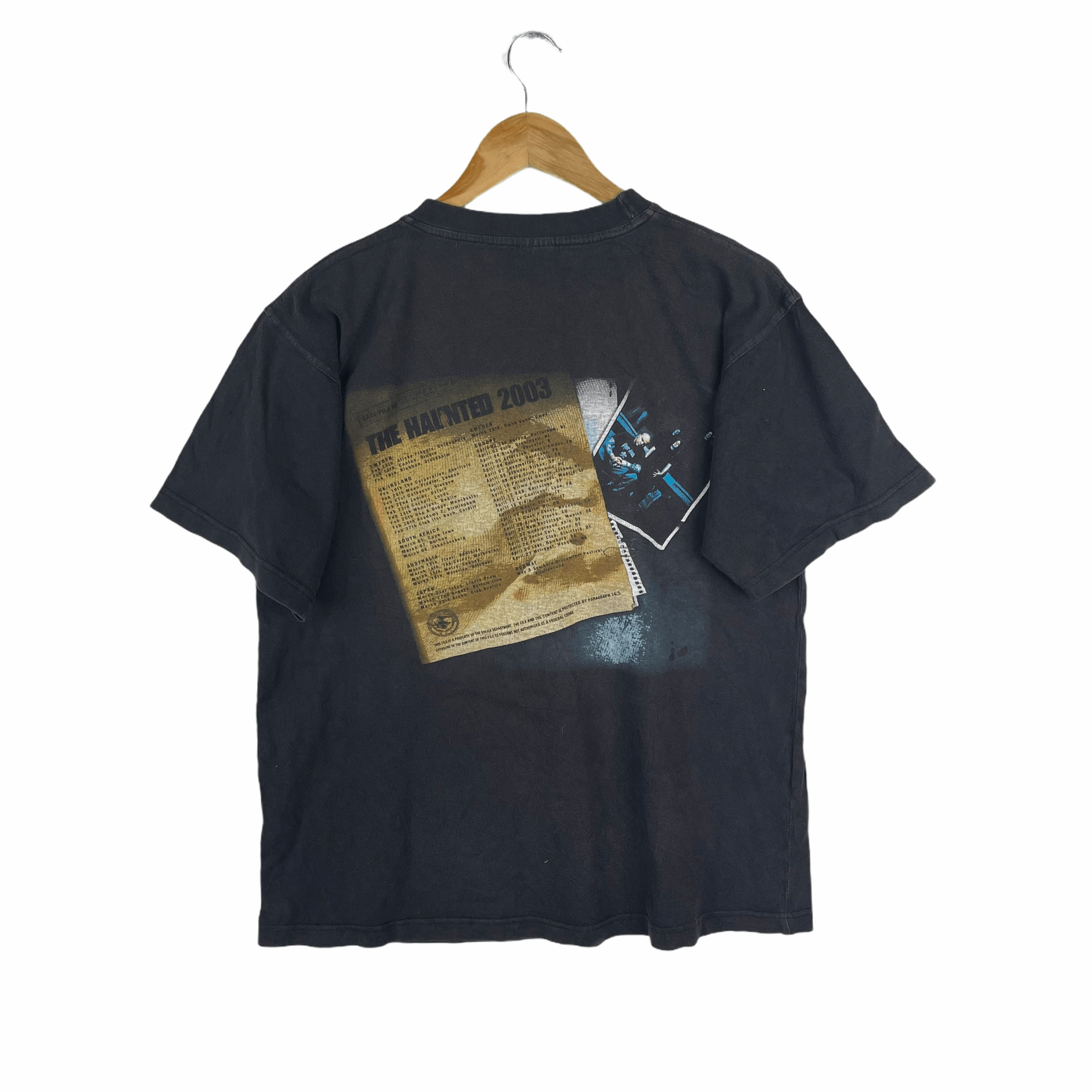 Band Tees Vintage THE HAUNTED Swedish Band Black T Shirt Size US L / EU 52-54 / 3 - 2 Thumbnail