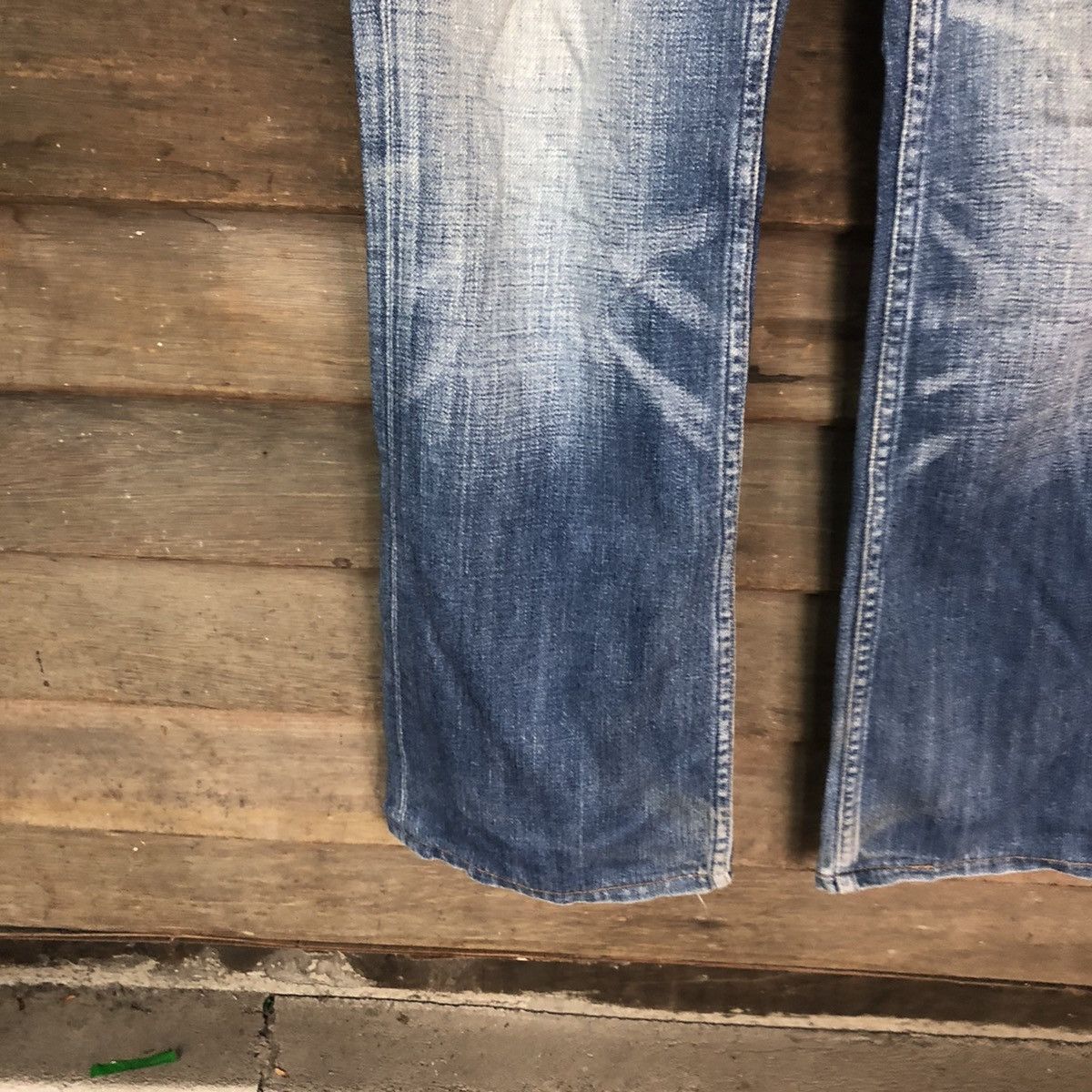 Levi's Levis Blue distressed Denim pants #4981 Size US 31 - 6 Thumbnail