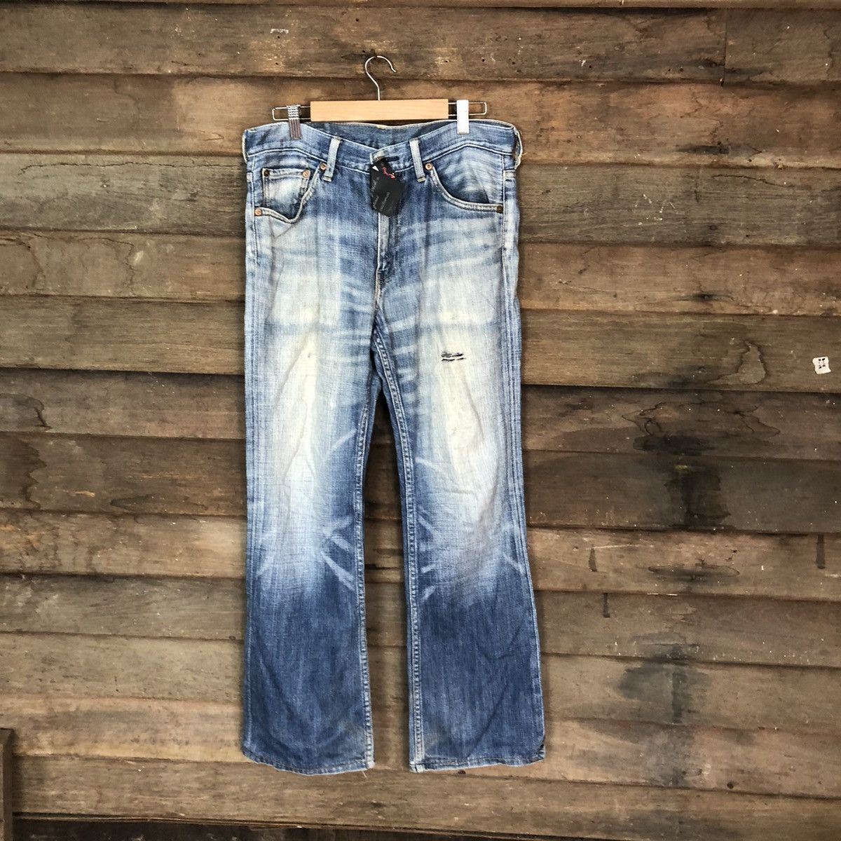 Levis Blue distressed Denim pants #4981