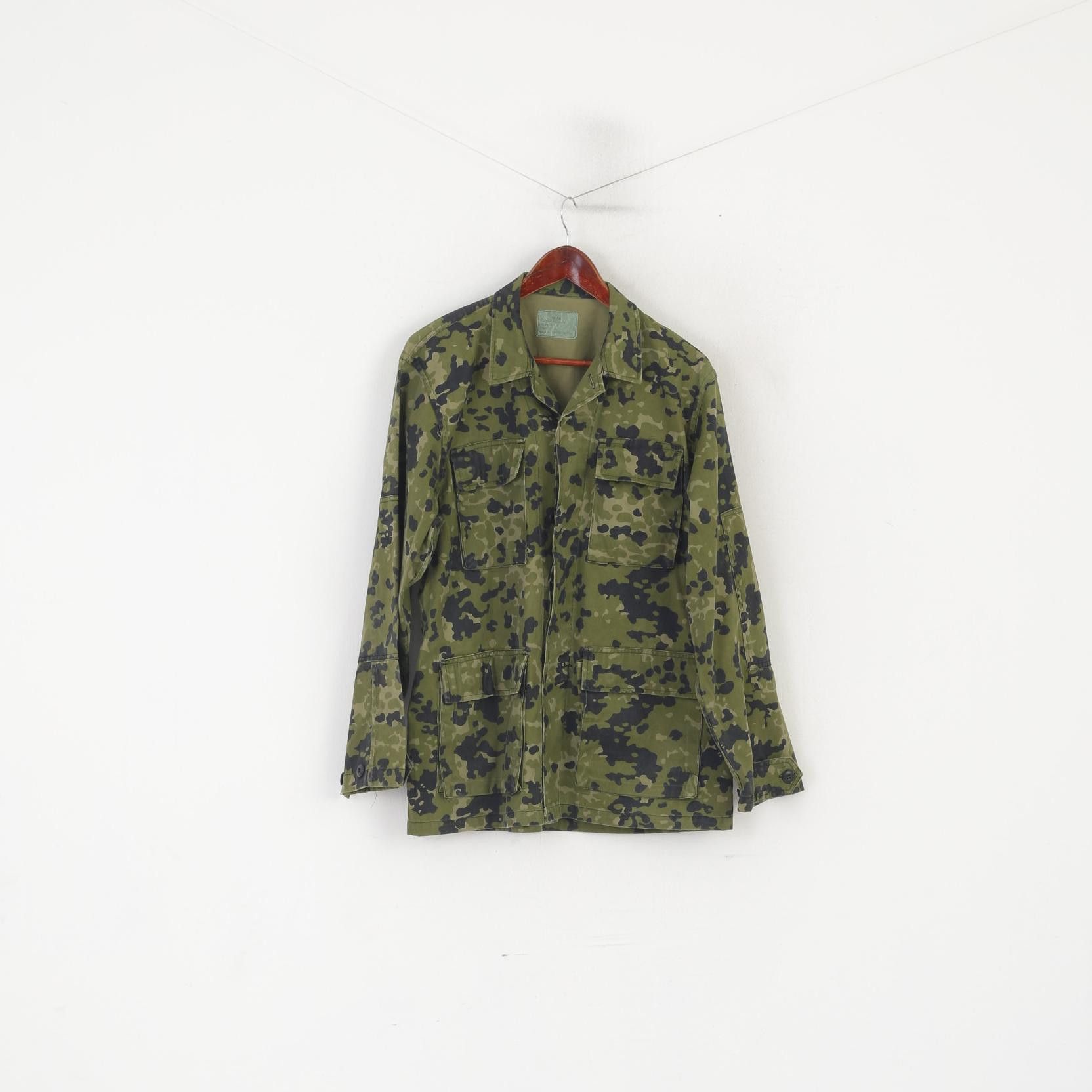 Vintage MMB Men M Jacket Green Cotton Moro Army Military 5700 Size US M / EU 48-50 / 2 - 2 Thumbnail