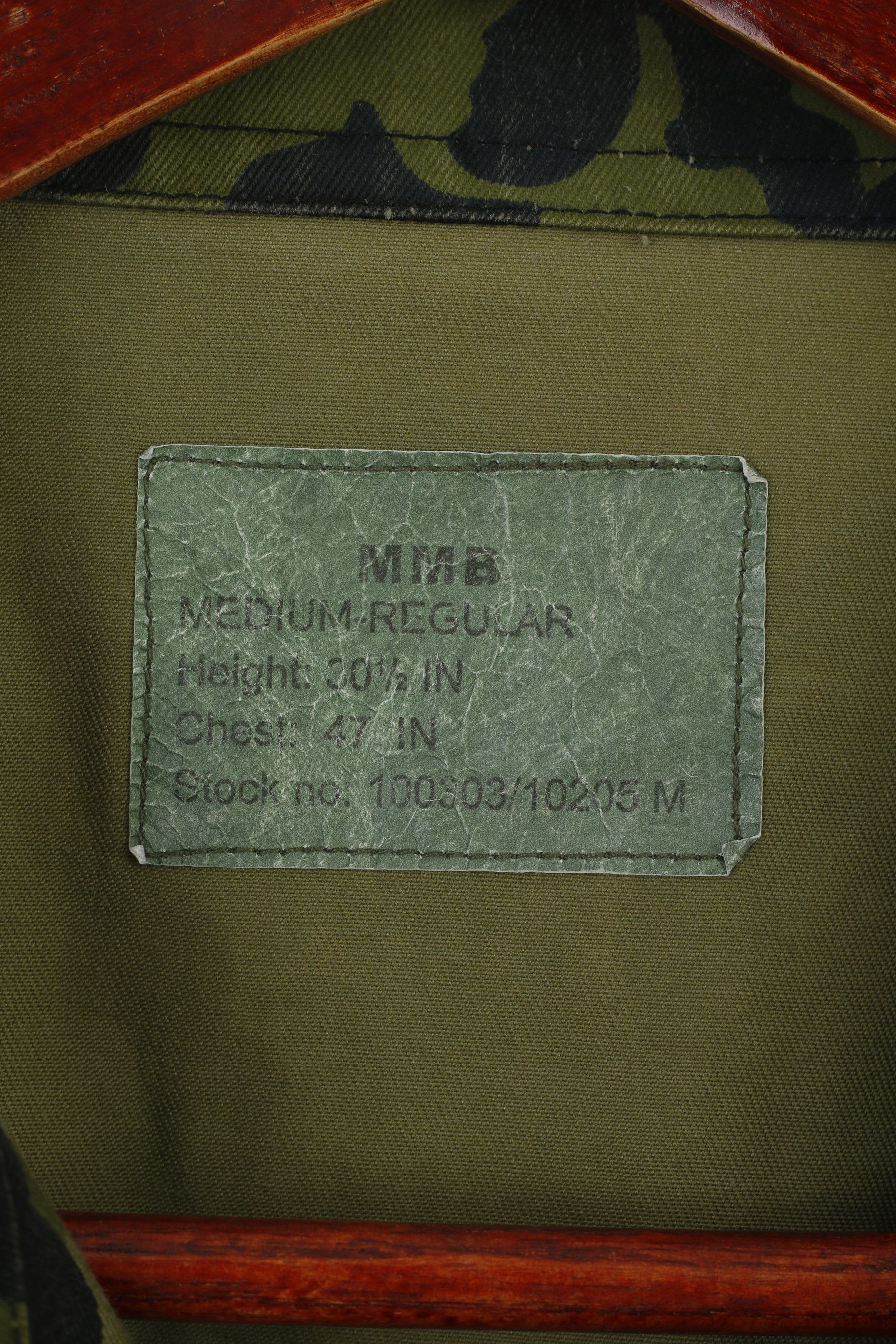 Vintage MMB Men M Jacket Green Cotton Moro Army Military 5700 Size US M / EU 48-50 / 2 - 5 Thumbnail