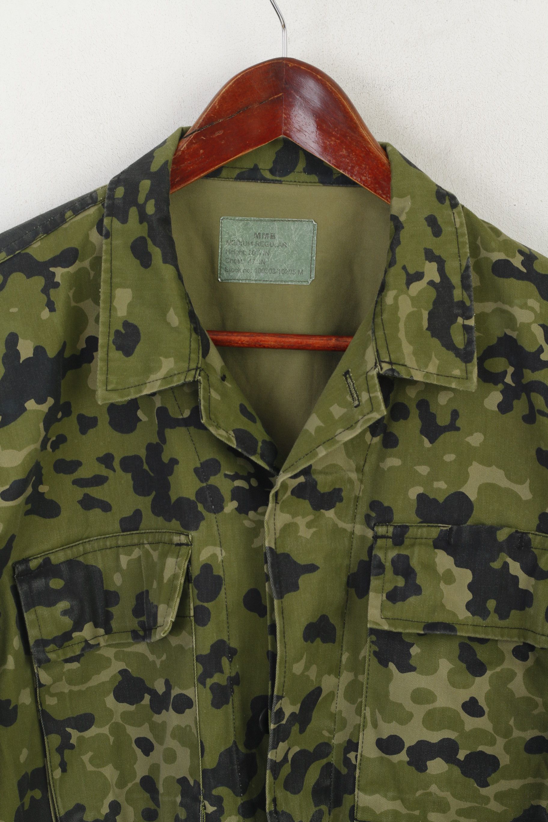 Vintage MMB Men M Jacket Green Cotton Moro Army Military 5700 Size US M / EU 48-50 / 2 - 3 Thumbnail