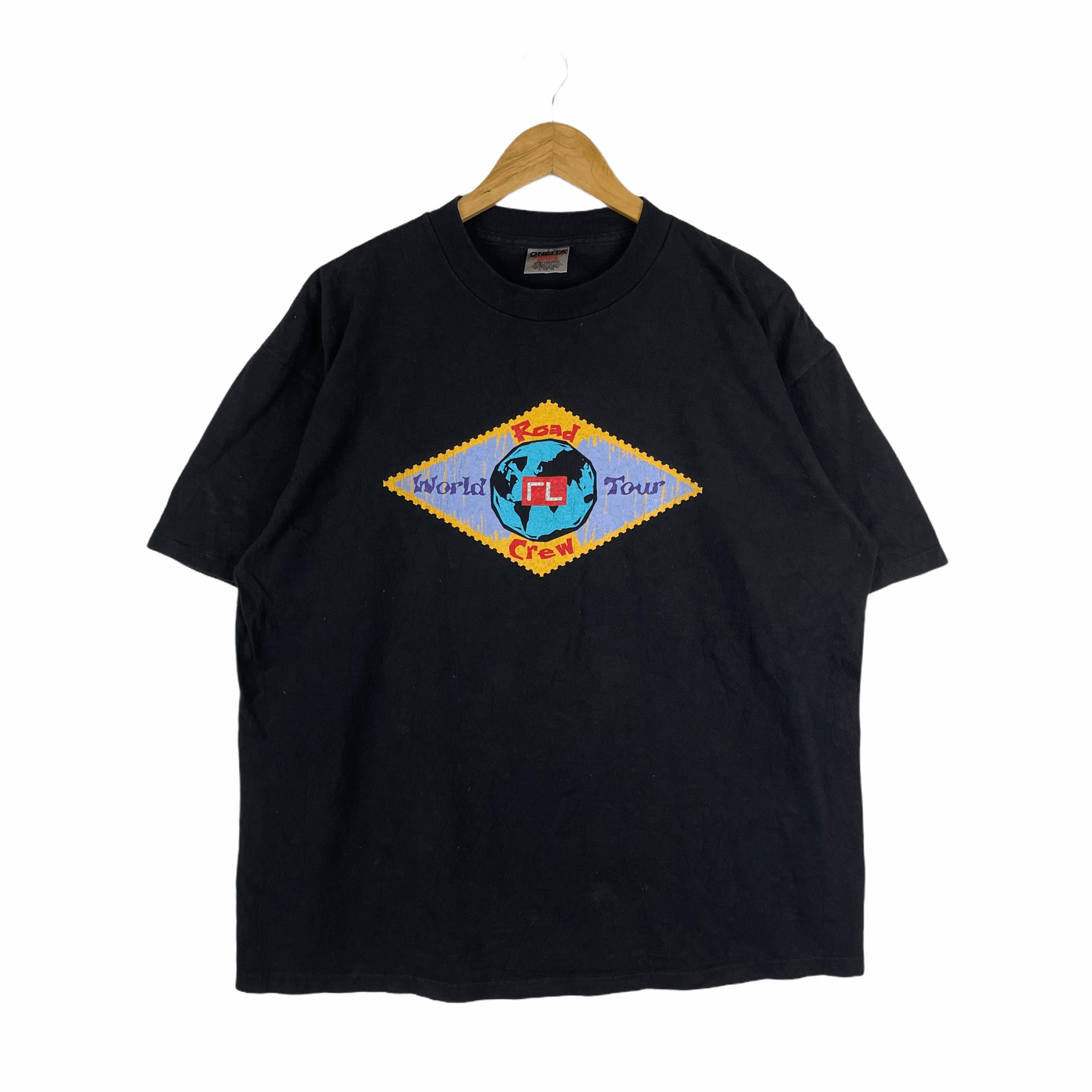 Vintage Vintage 90s REDLAKE IMAGING World Tour Road Crew T Shirt Size US XL / EU 56 / 4 - 1 Thumbnail