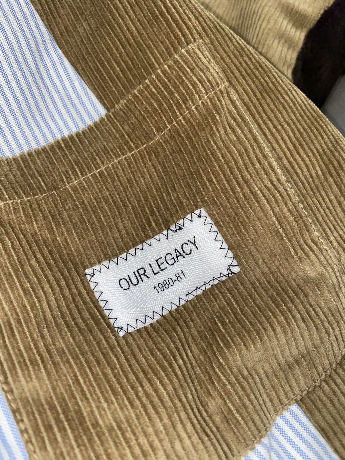Our Legacy DS! Our Legacy Beige Corduroy Blazer Size 38R - 16 Thumbnail