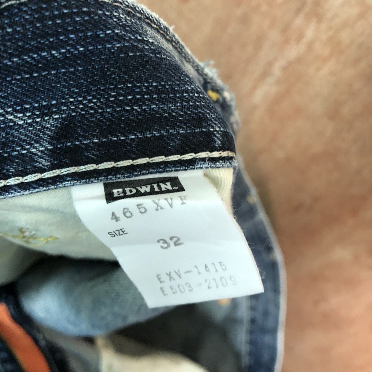 Edwin DLL Edwin Vintage Blue distressed Denim Jeans Pants #c130 Size US 32 / EU 48 - 13 Thumbnail