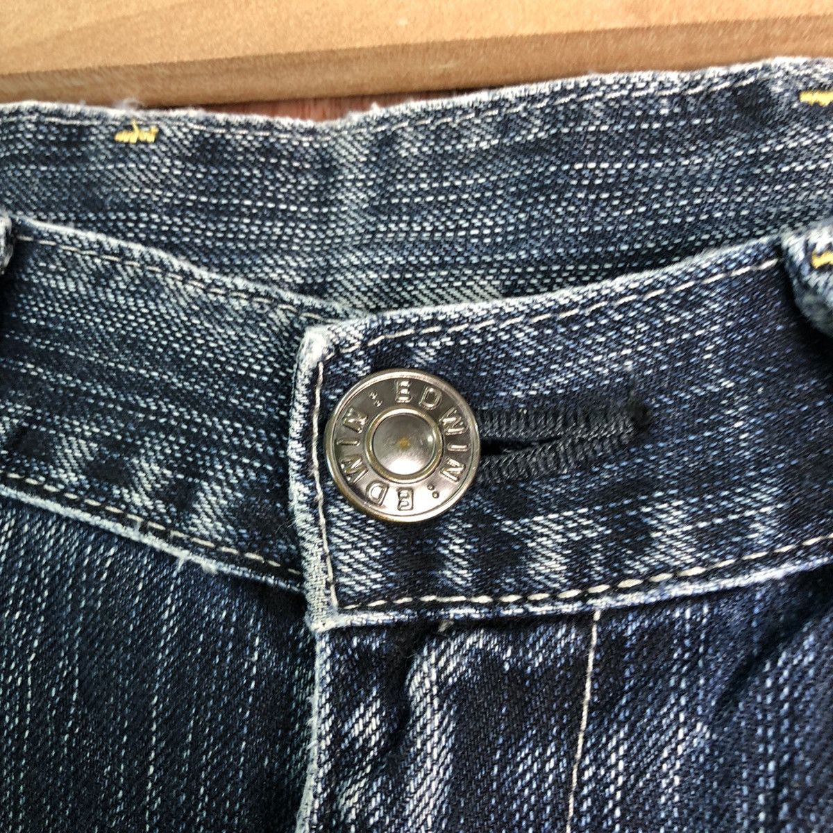 Edwin DLL Edwin Vintage Blue distressed Denim Jeans Pants #c130 Size US 32 / EU 48 - 5 Thumbnail