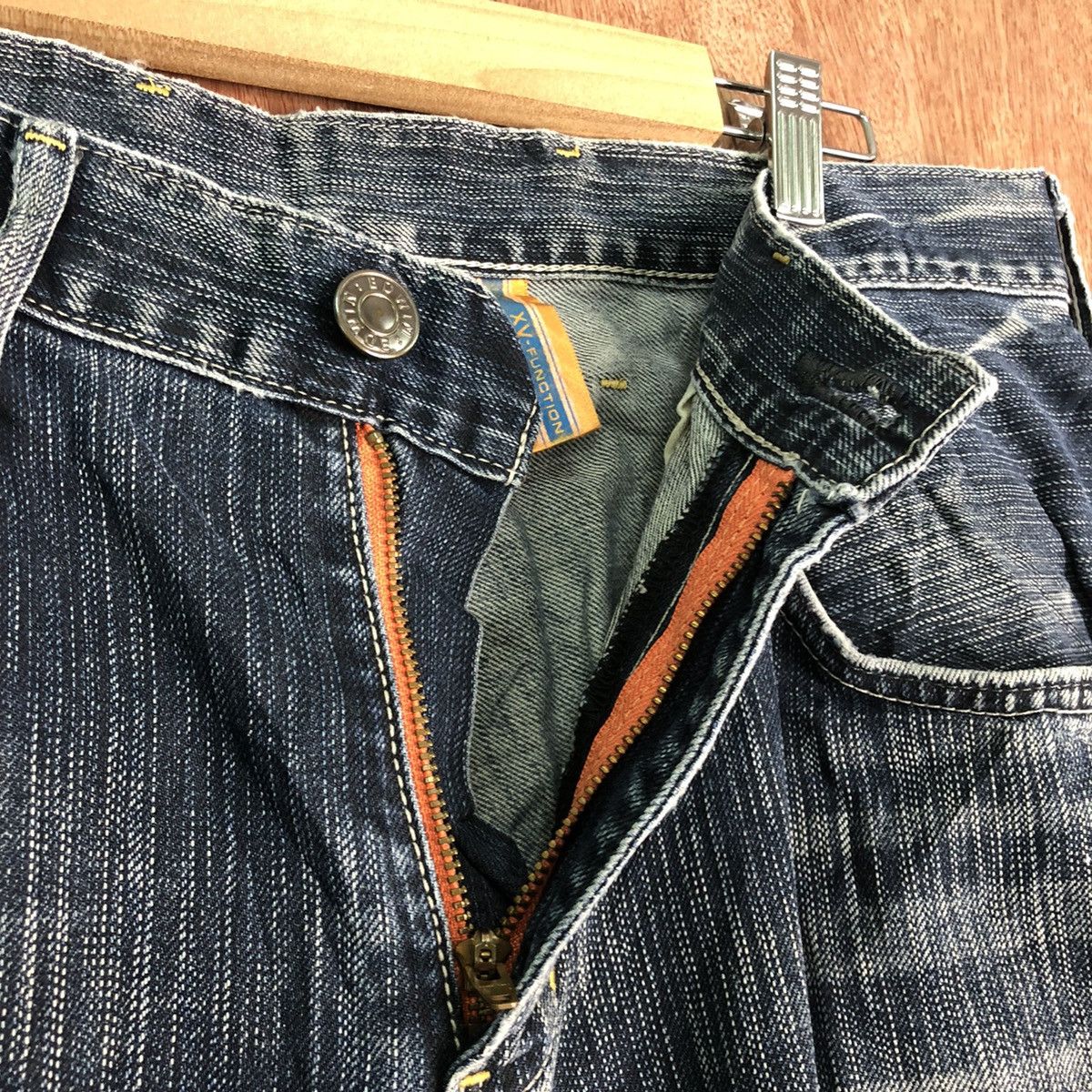 Edwin DLL Edwin Vintage Blue distressed Denim Jeans Pants #c130 Size US 32 / EU 48 - 6 Thumbnail