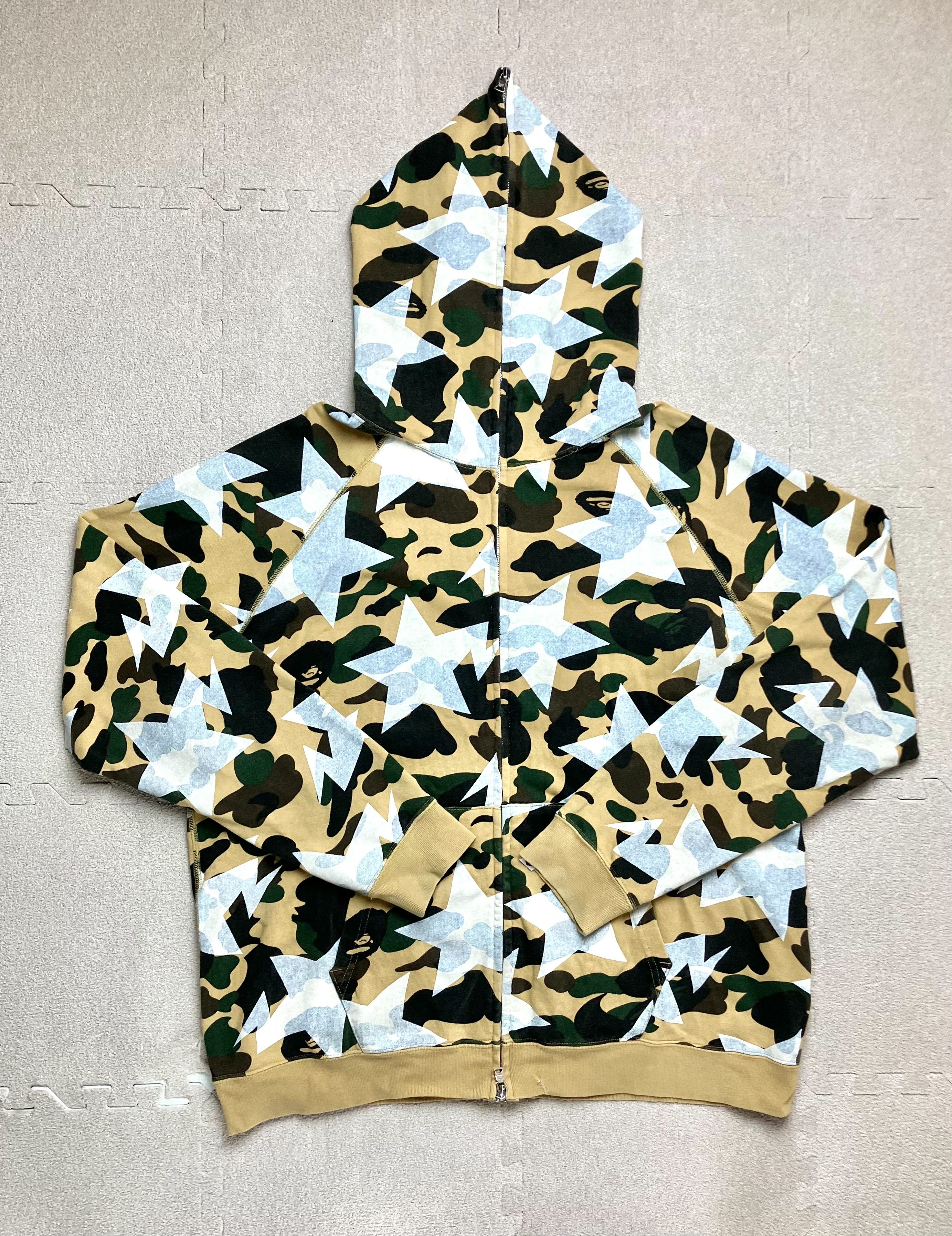 Bape Bape 1st Camo Yellow Sta Star Full Zip Hoodie From Japan Size US L / EU 52-54 / 3 - 1 Thumbnail