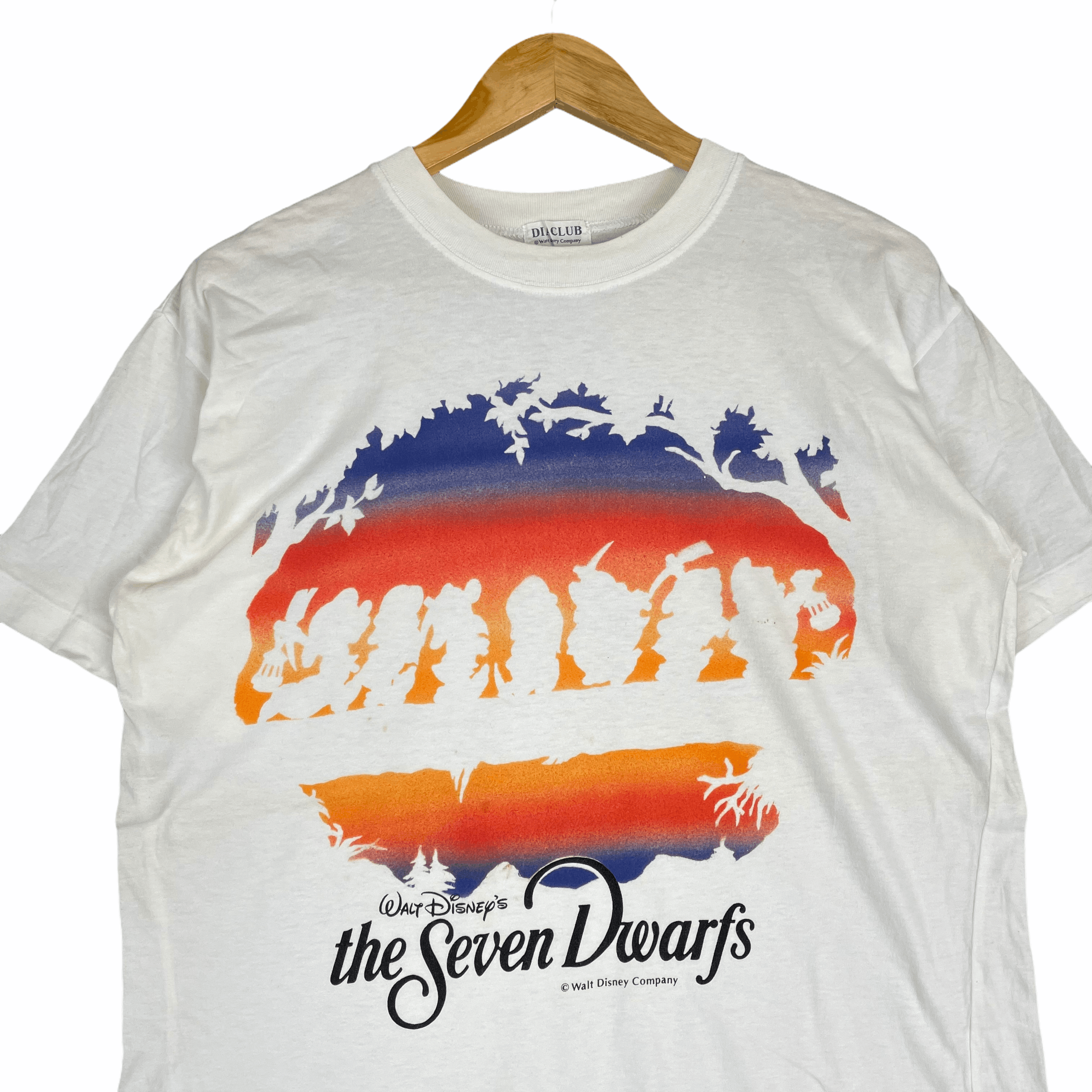 Disney Vintage 90s DISNEY SNOW WHITE And The Seven Dwarfs Movie Size US M / EU 48-50 / 2 - 2 Thumbnail