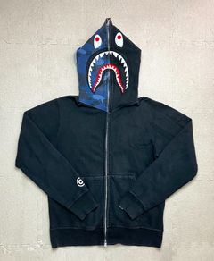 Bape jacket half on sale camo half black