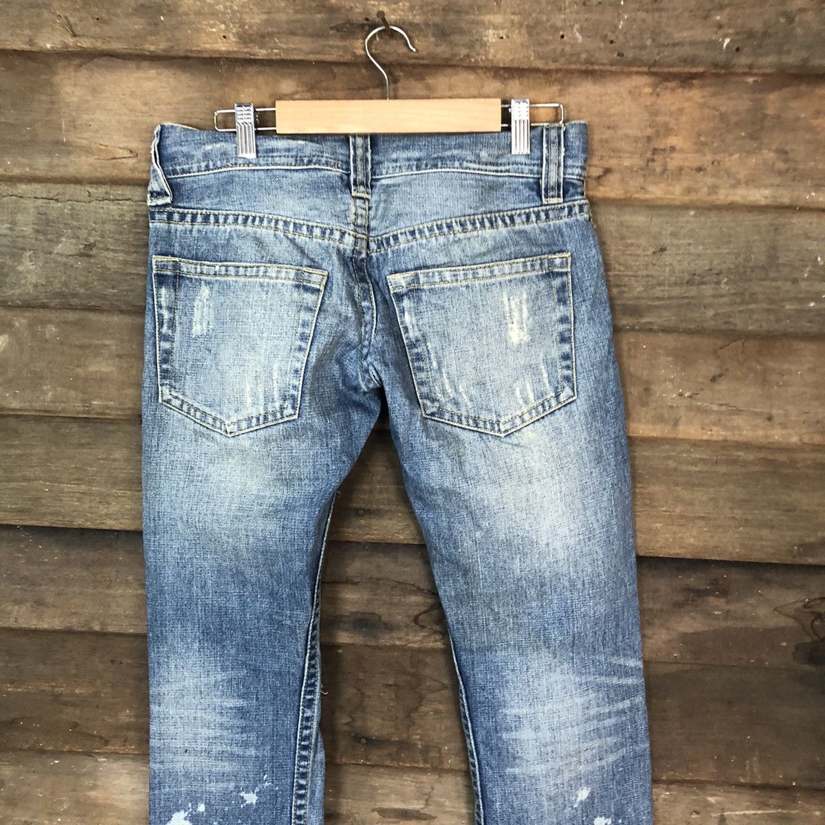 Hypebeast DL Hpim Pink vintage ripped Distressed Denim Pants #5110 Size 30" / US 8 / IT 44 - 13 Thumbnail