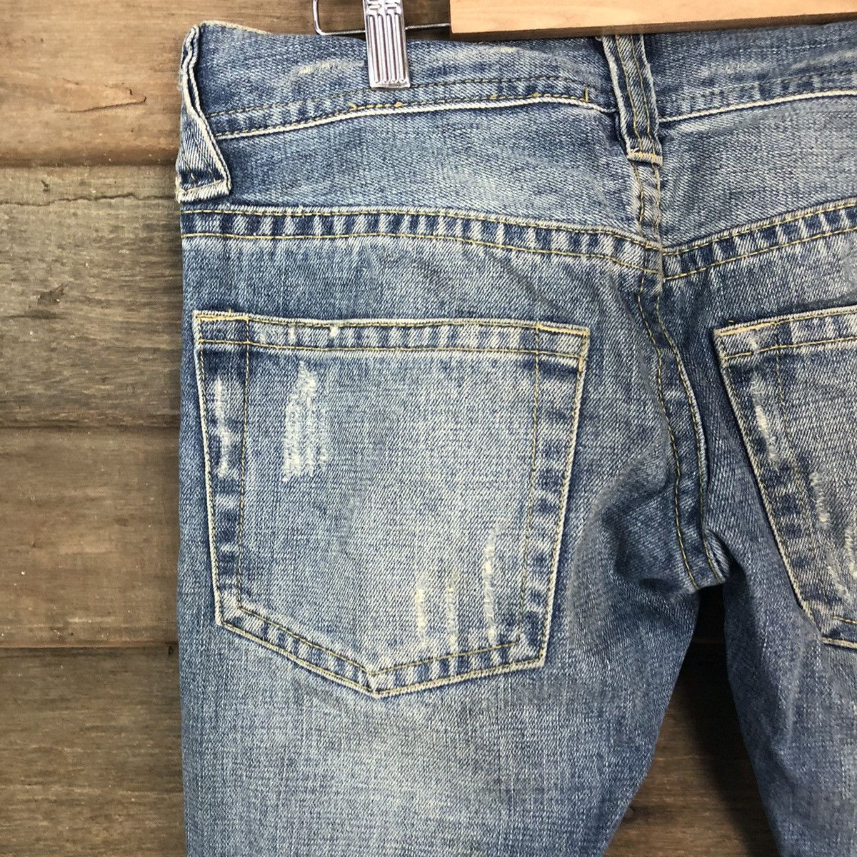 Hypebeast DL Hpim Pink vintage ripped Distressed Denim Pants #5110 Size 30" / US 8 / IT 44 - 15 Thumbnail