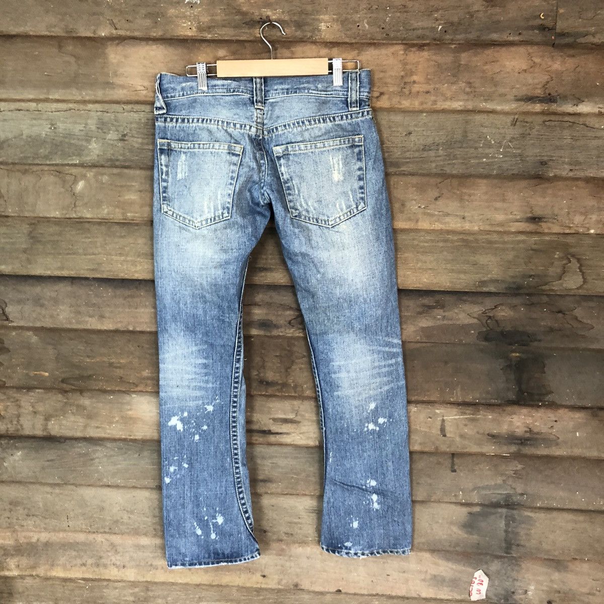 Hypebeast DL Hpim Pink vintage ripped Distressed Denim Pants #5110 Size 30" / US 8 / IT 44 - 12 Thumbnail