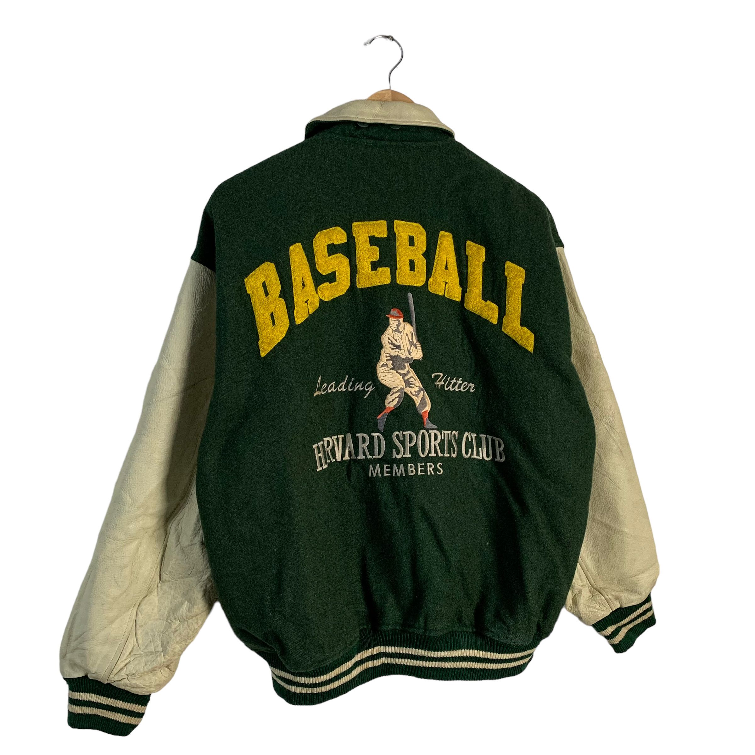 Vintage Vintage Baseball Harvard Sports Club Varsity Jacket Size US L / EU 52-54 / 3 - 2 Thumbnail