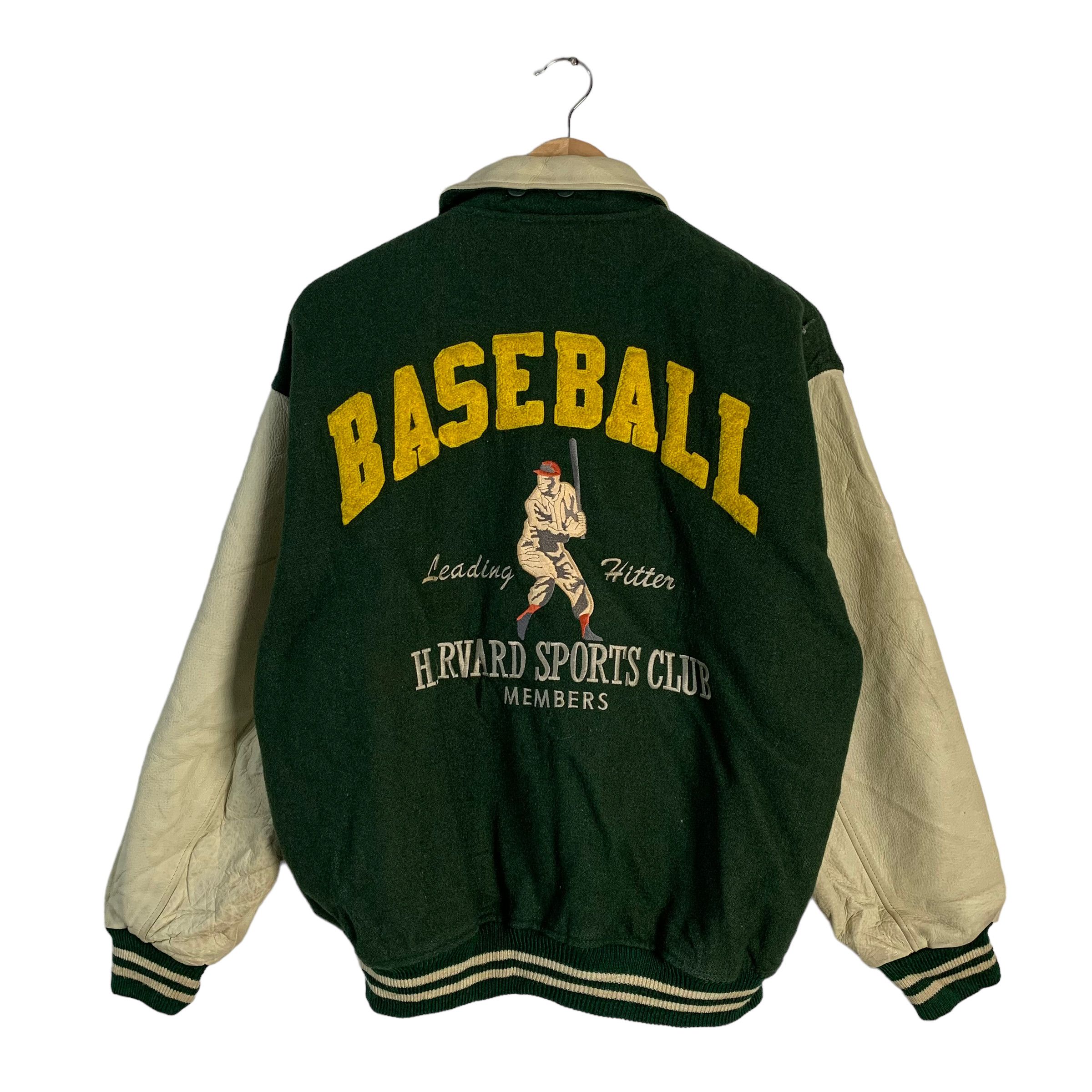 Vintage Vintage Baseball Harvard Sports Club Varsity Jacket Size US L / EU 52-54 / 3 - 1 Thumbnail