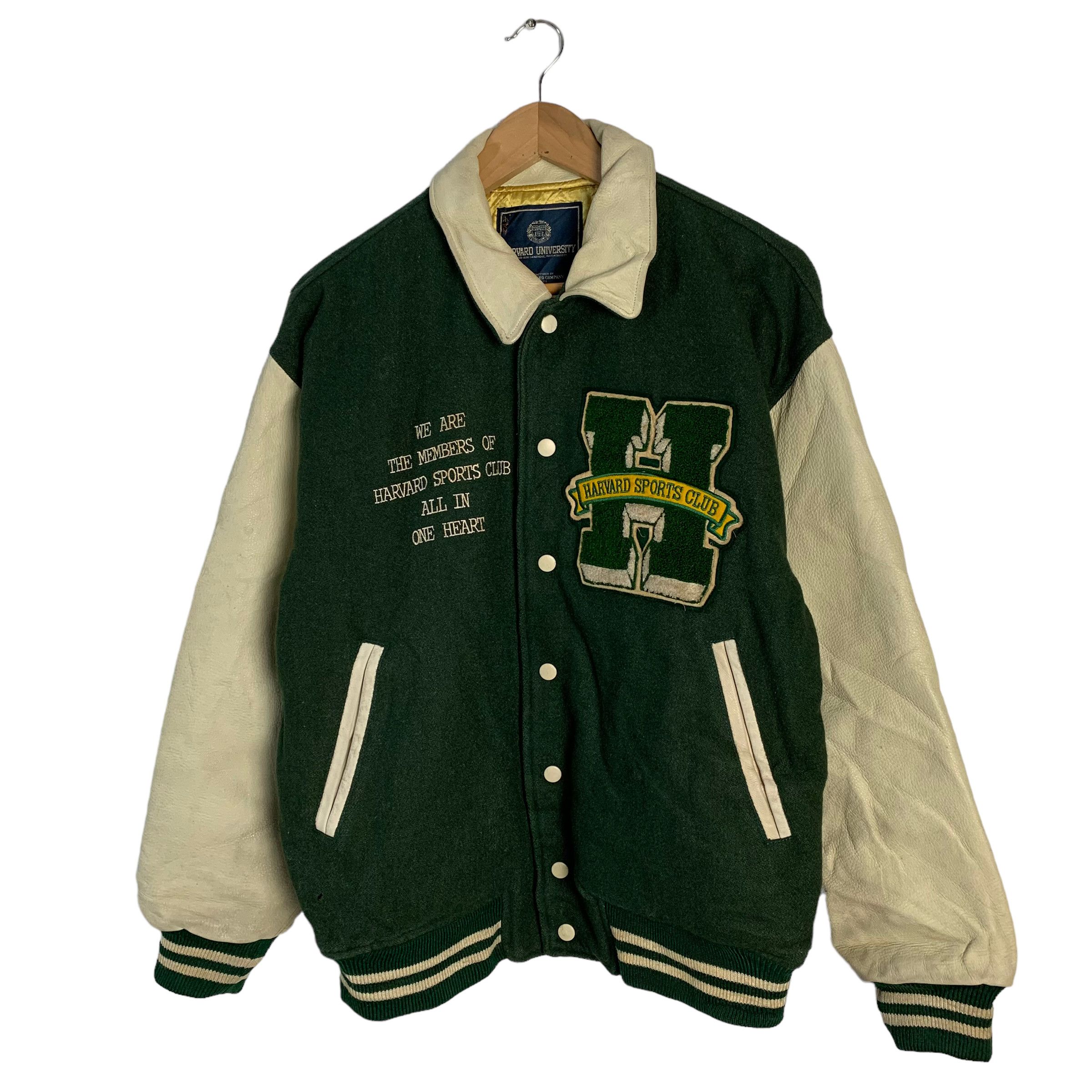 Vintage Vintage Baseball Harvard Sports Club Varsity Jacket Size US L / EU 52-54 / 3 - 7 Thumbnail