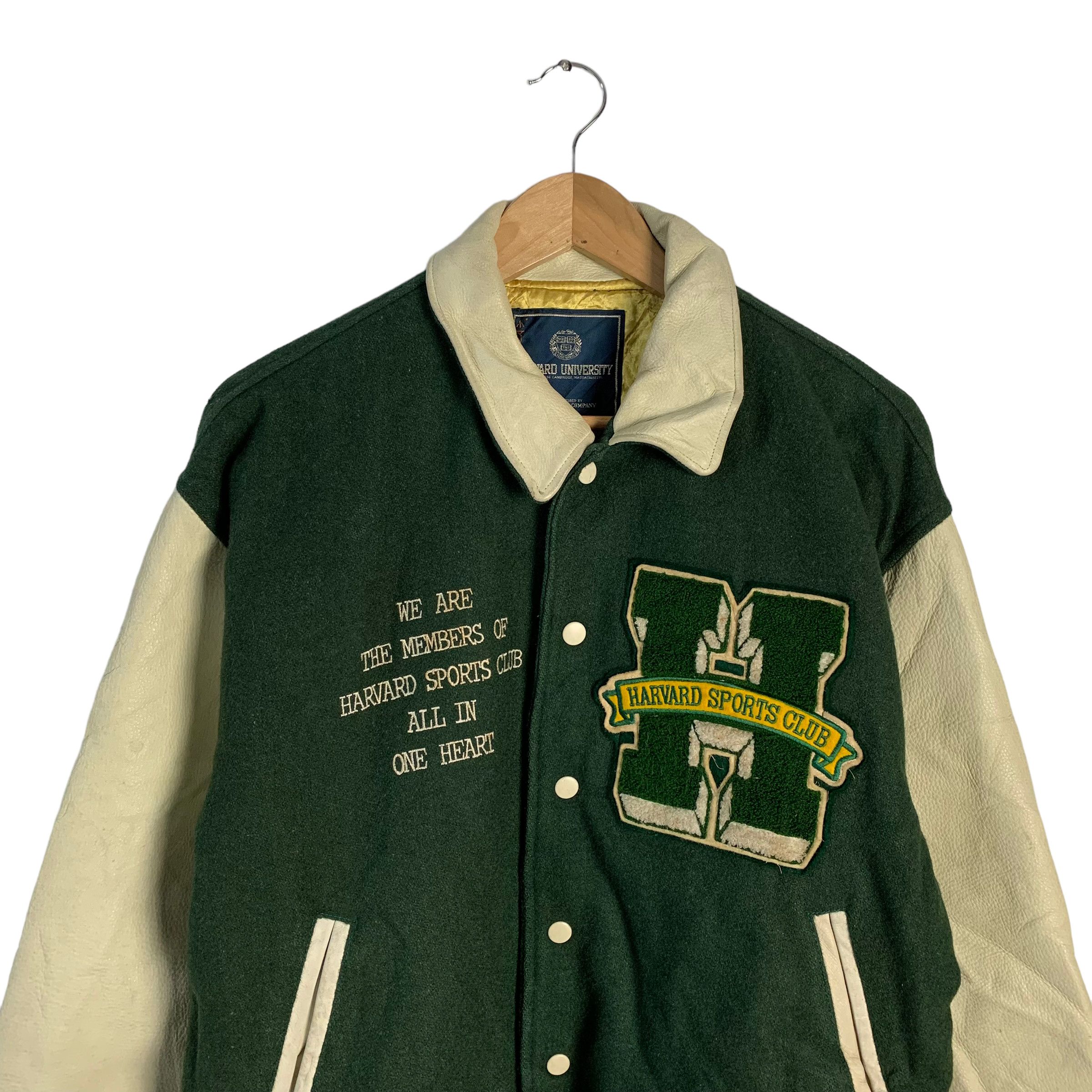 Vintage Vintage Baseball Harvard Sports Club Varsity Jacket Size US L / EU 52-54 / 3 - 8 Thumbnail