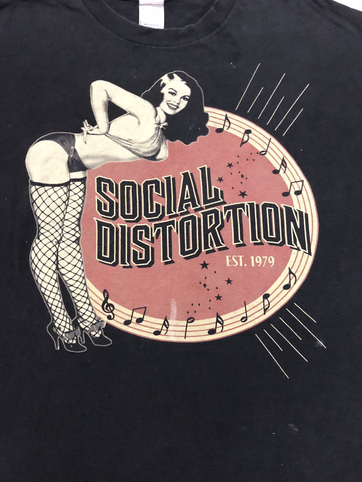 Band Tees × Vintage Vtg!Social Distortion Band Tees Distress Shirt Oversized Size US XXL / EU 58 / 5 - 7 Thumbnail