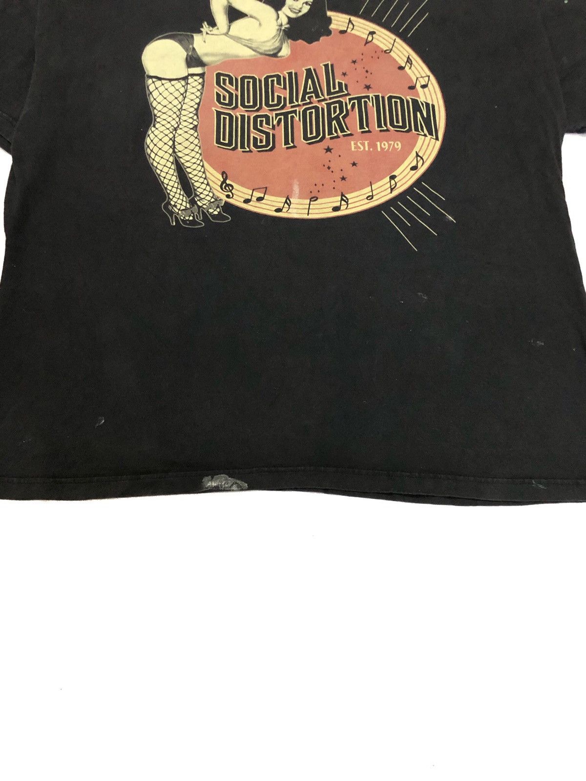 Band Tees × Vintage Vtg!Social Distortion Band Tees Distress Shirt Oversized Size US XXL / EU 58 / 5 - 3 Thumbnail