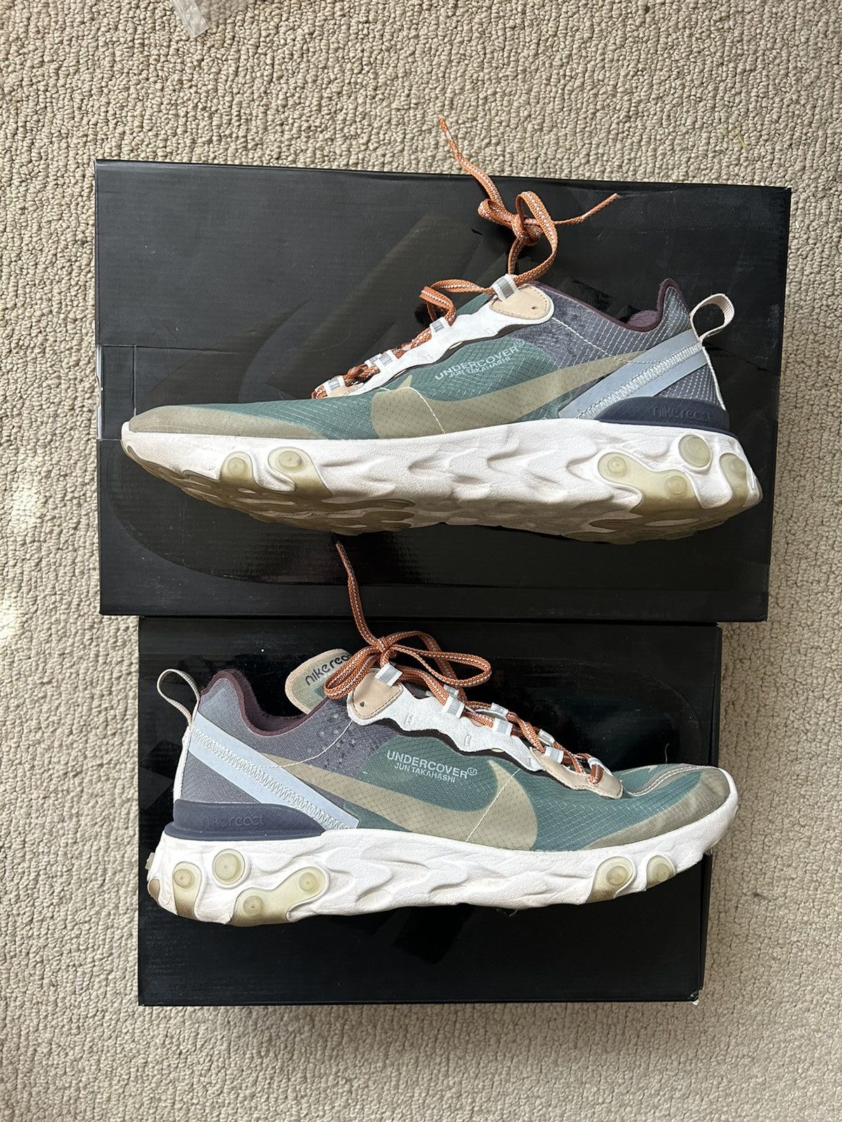 Nike react element 87 green mist best sale